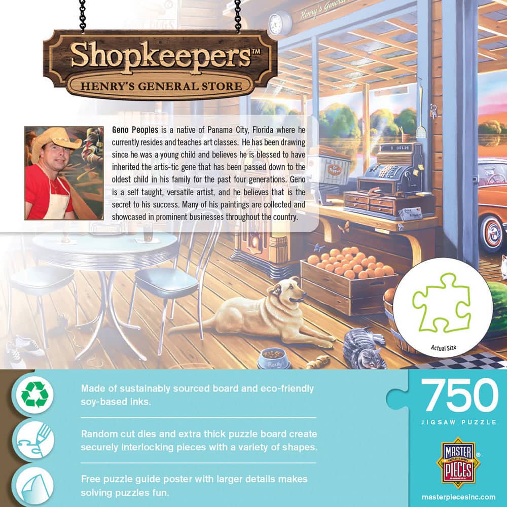Shopkeepers - Henry's General Store 750 Piece Jigsaw Puzzle - Image 3