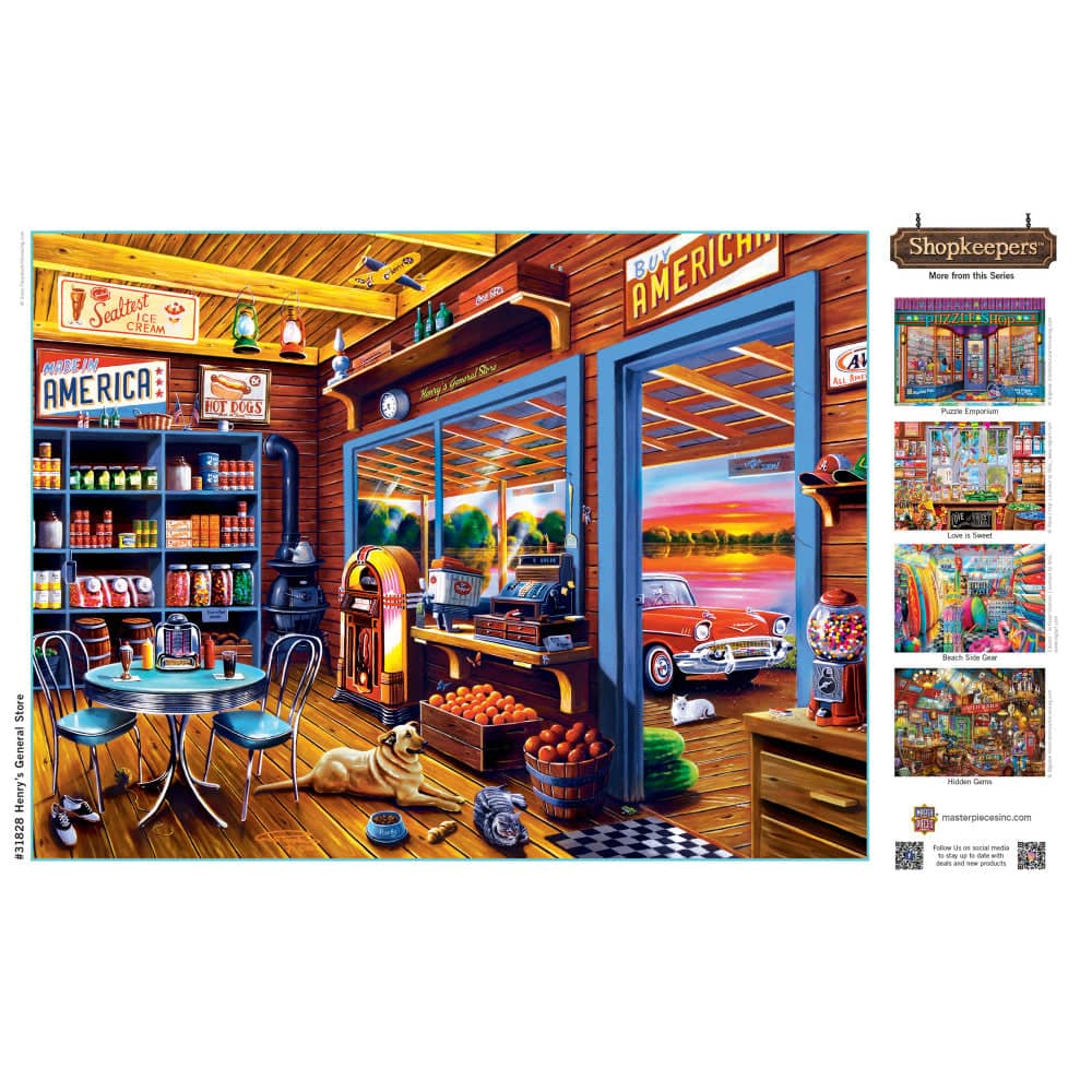 Shopkeepers - Henry's General Store 750 Piece Jigsaw Puzzle - Image 4