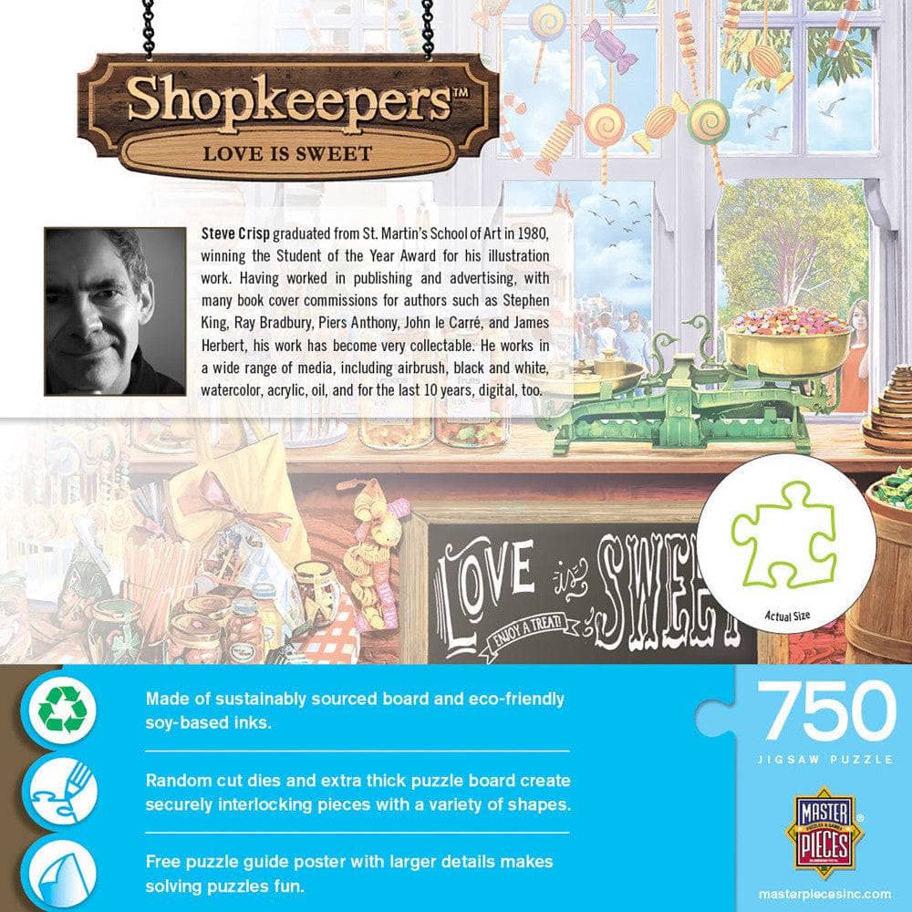 Shopkeepers - Love is Sweet 750 Piece Jigsaw Puzzle - Image 3