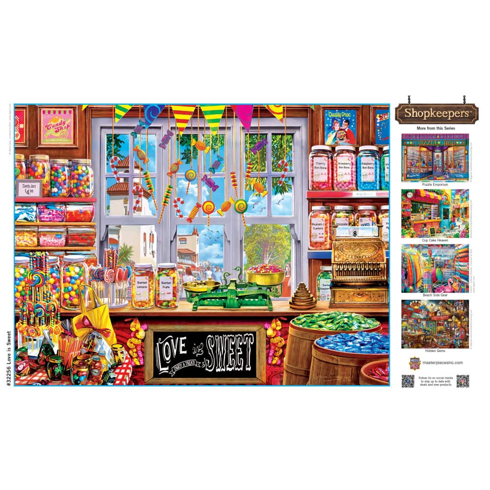 Shopkeepers - Love is Sweet 750 Piece Jigsaw Puzzle - Image 4