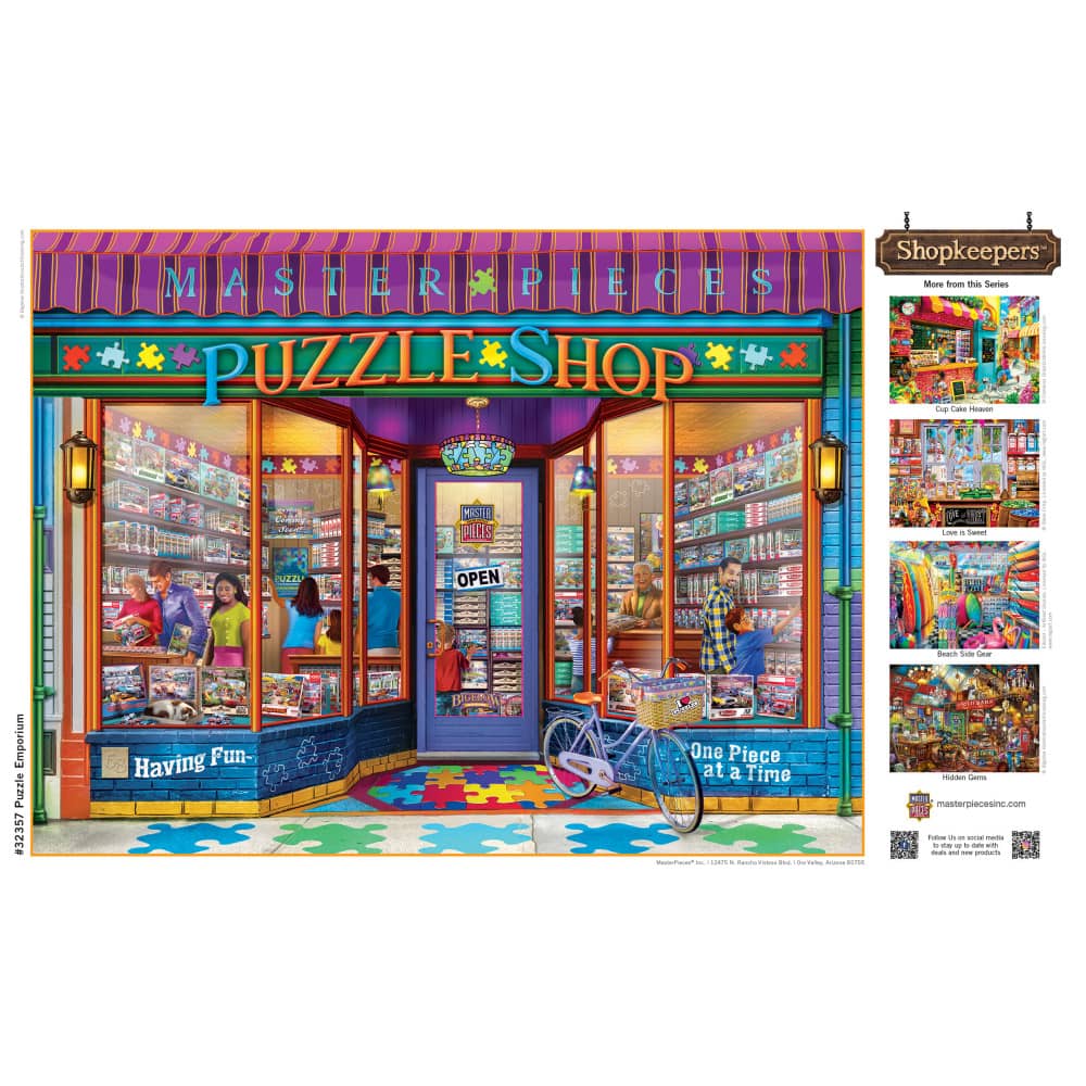 Shopkeepers - Puzzle Emporium 750 Piece Jigsaw Puzzle - Image 4