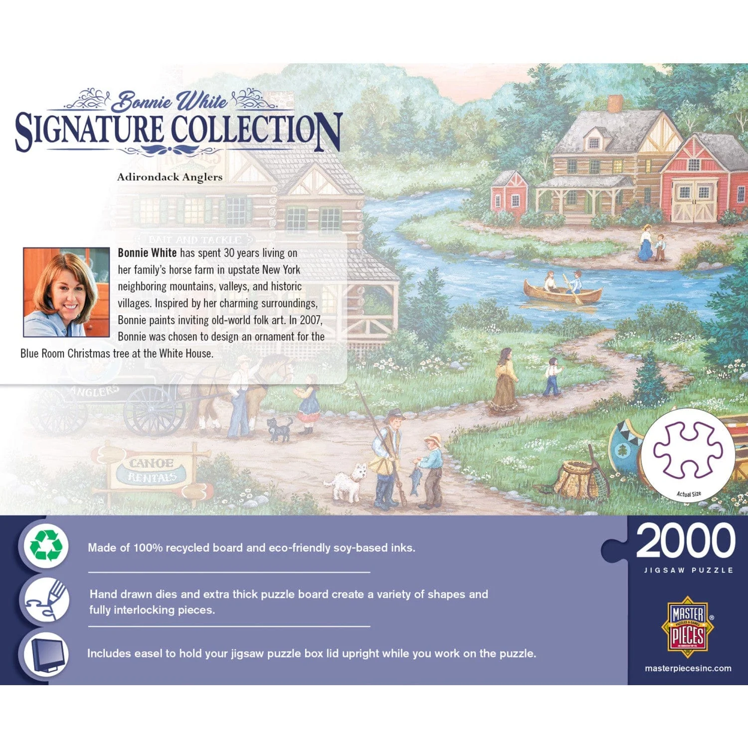 Signature Collection - Adirondack Anglers 2000 Piece Jigsaw Puzzle - Image 3