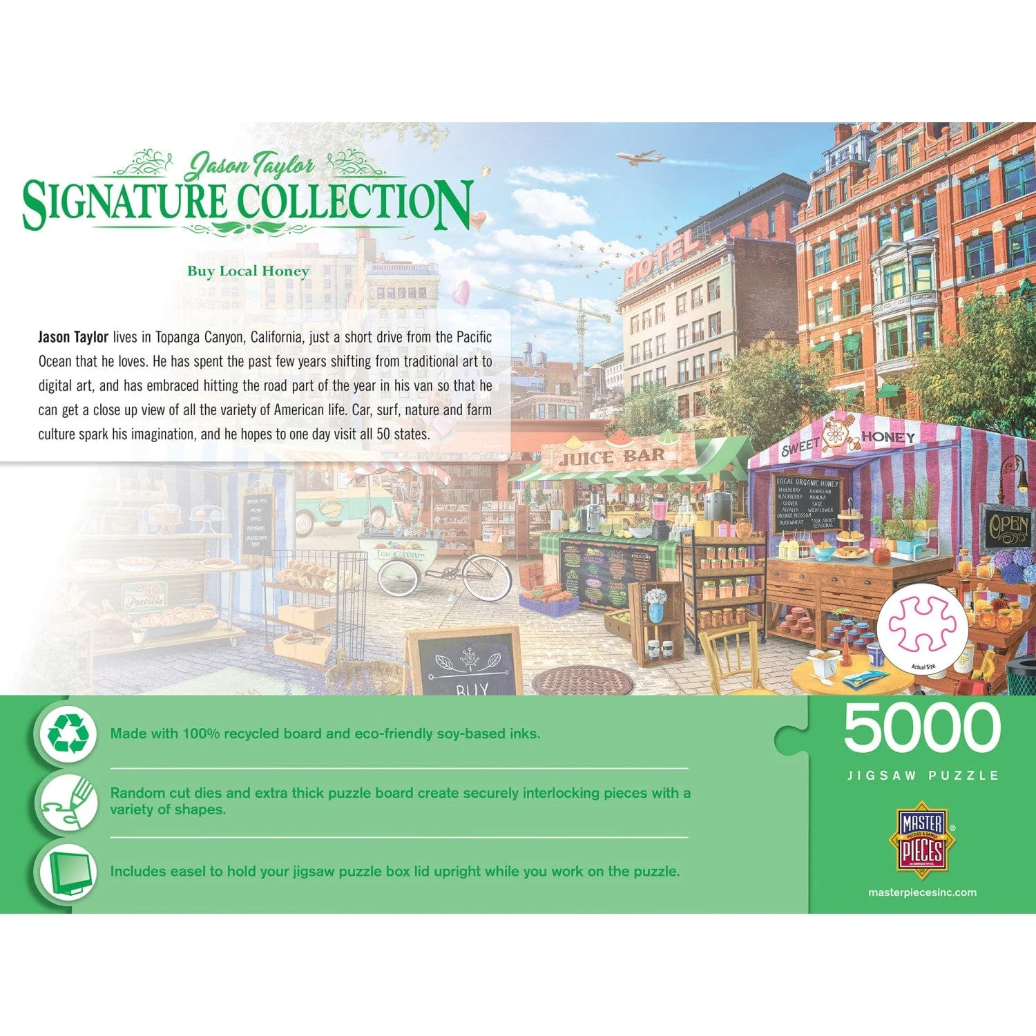 Signature Collection - Buy Local Honey 5000 Piece Jigsaw Puzzle - Image 3