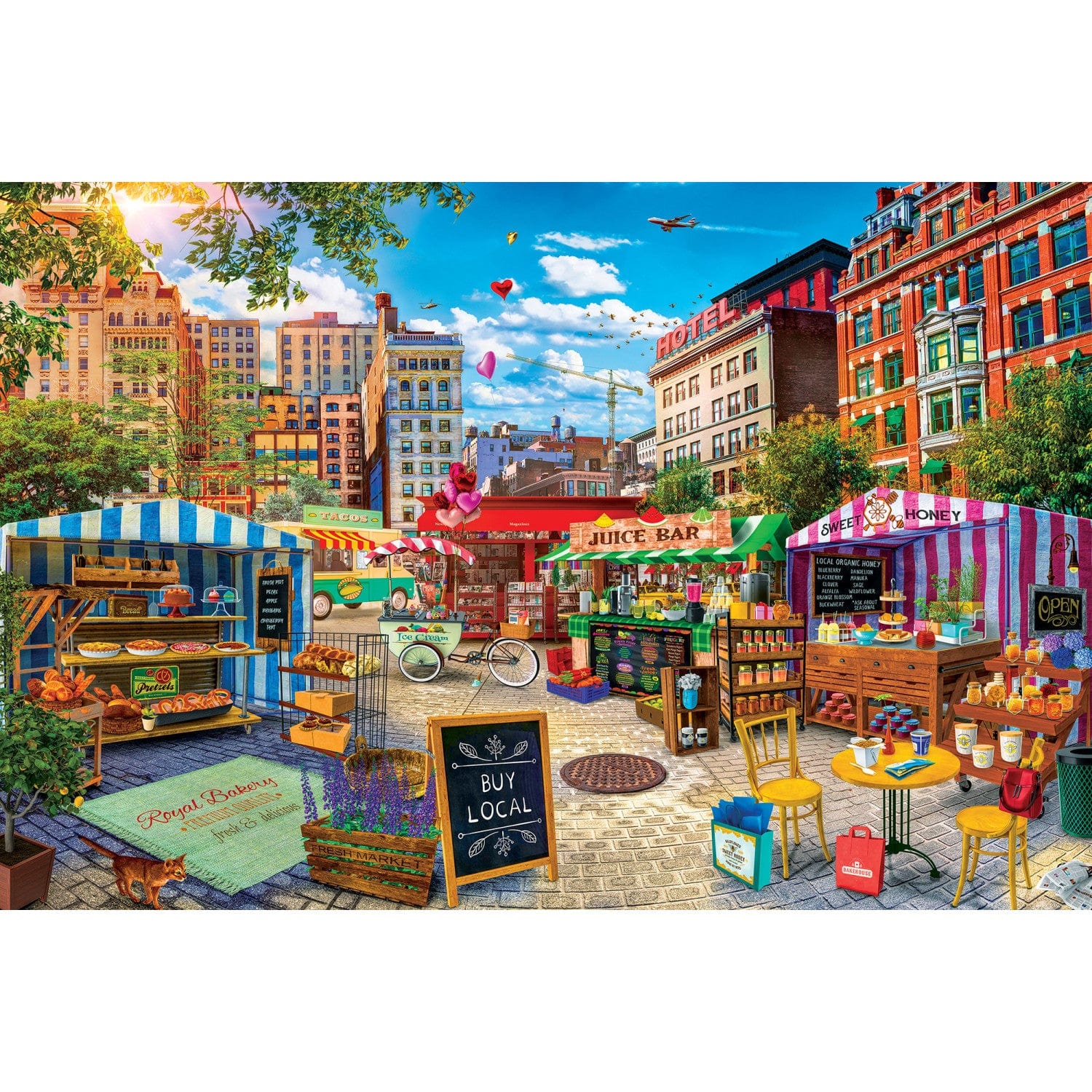 Signature Collection - Buy Local Honey 5000 Piece Jigsaw Puzzle - Flawed - Image 2