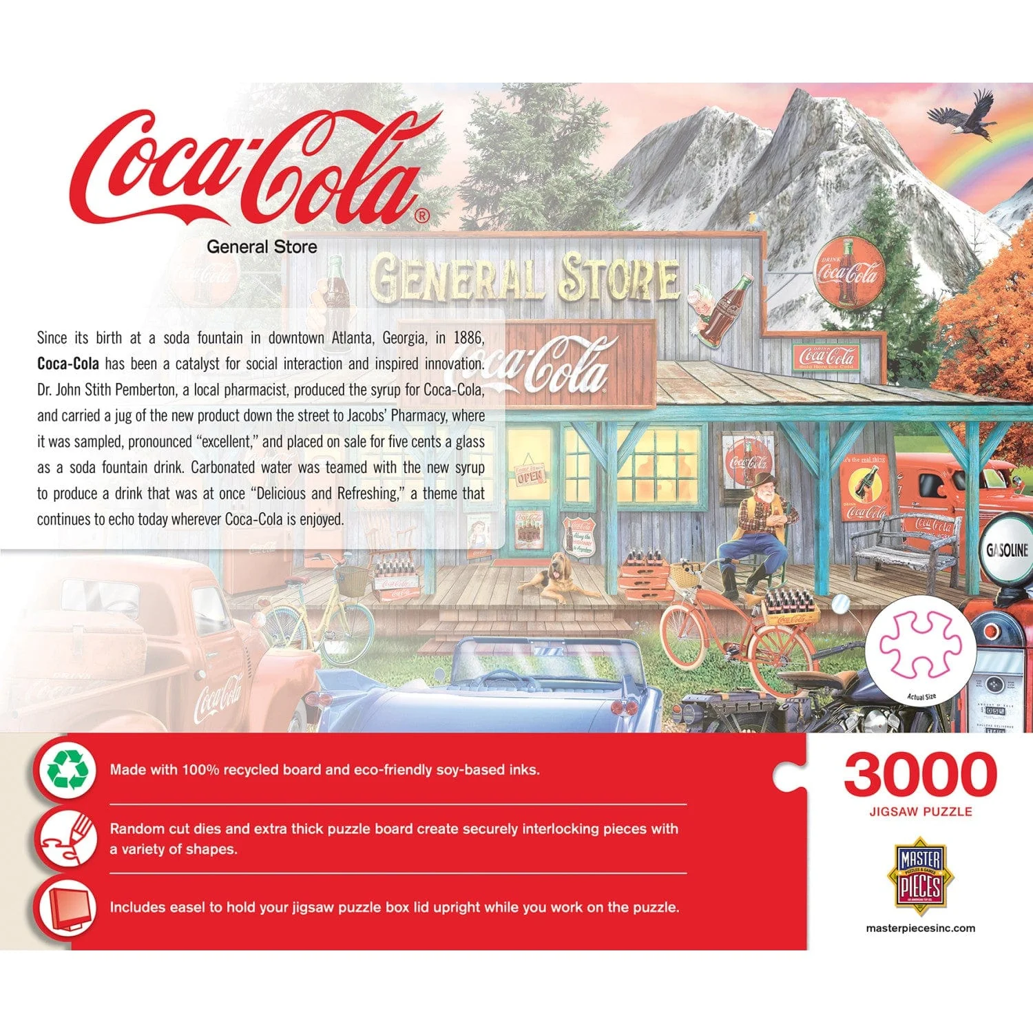 Signature Collection - Coca-Cola General Store 3000 Piece Jigsaw Puzzle - Image 3