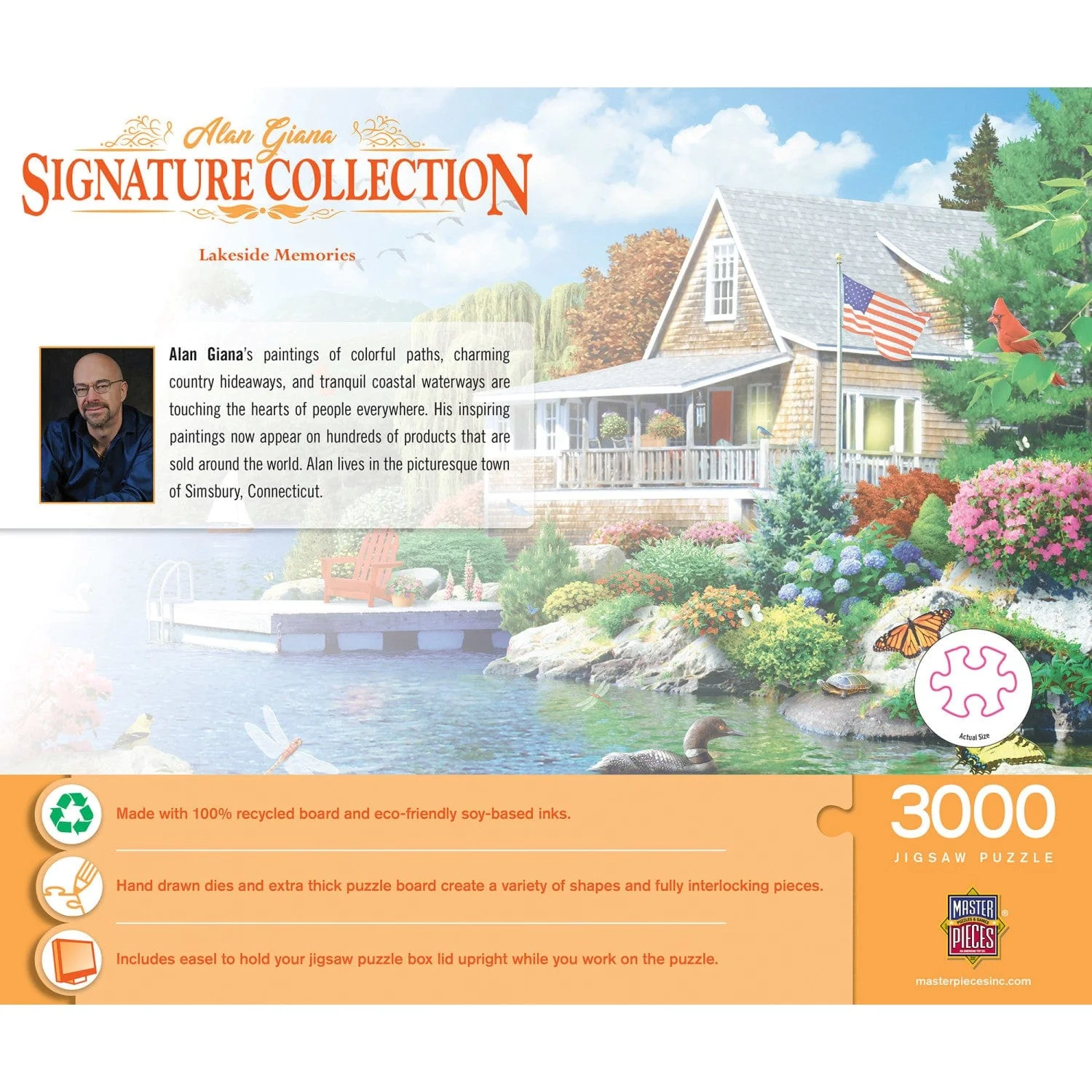 Signature Collection - Lakeside Memories 3000 Piece Jigsaw Puzzle - Flawed - Image 3