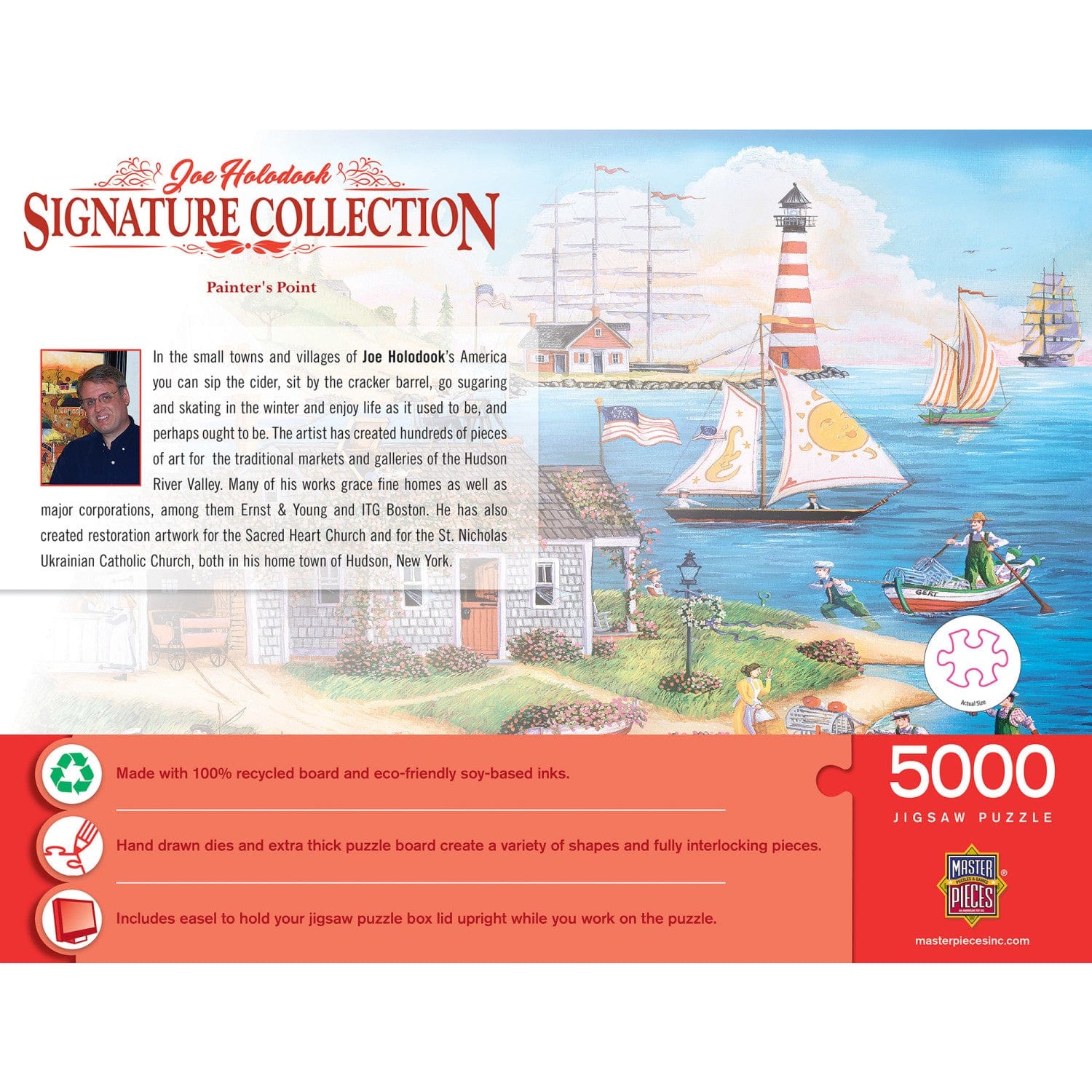Signature Collection - Painter's Point 5000 Piece Jigsaw Puzzle - Flawed - Image 3