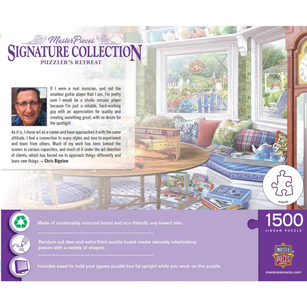 Signature - Puzzler's Retreat 1500 Piece Jigsaw Puzzle - Image 3