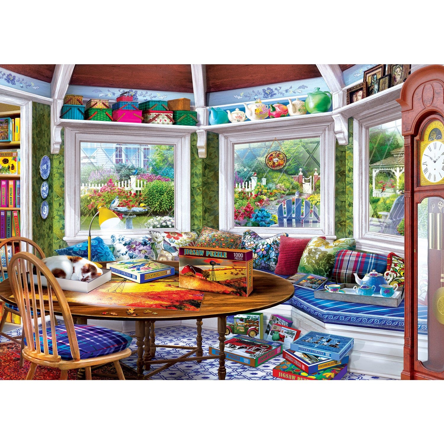 Signature Collection - Puzzler's Retreat 3000 Piece Jigsaw Puzzle - Flawed - Image 2