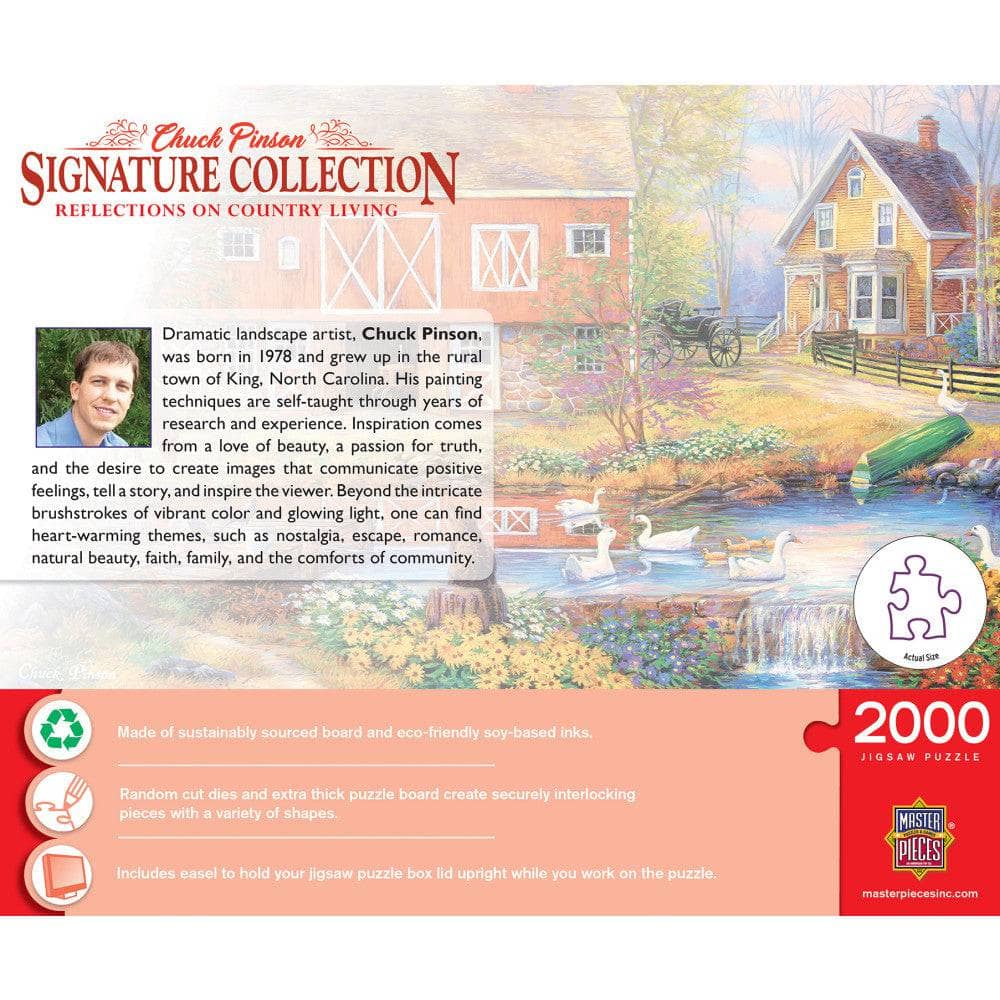 Signature Collection - Reflections on Country Living 2000 Piece Jigsaw Puzzle - Image 3