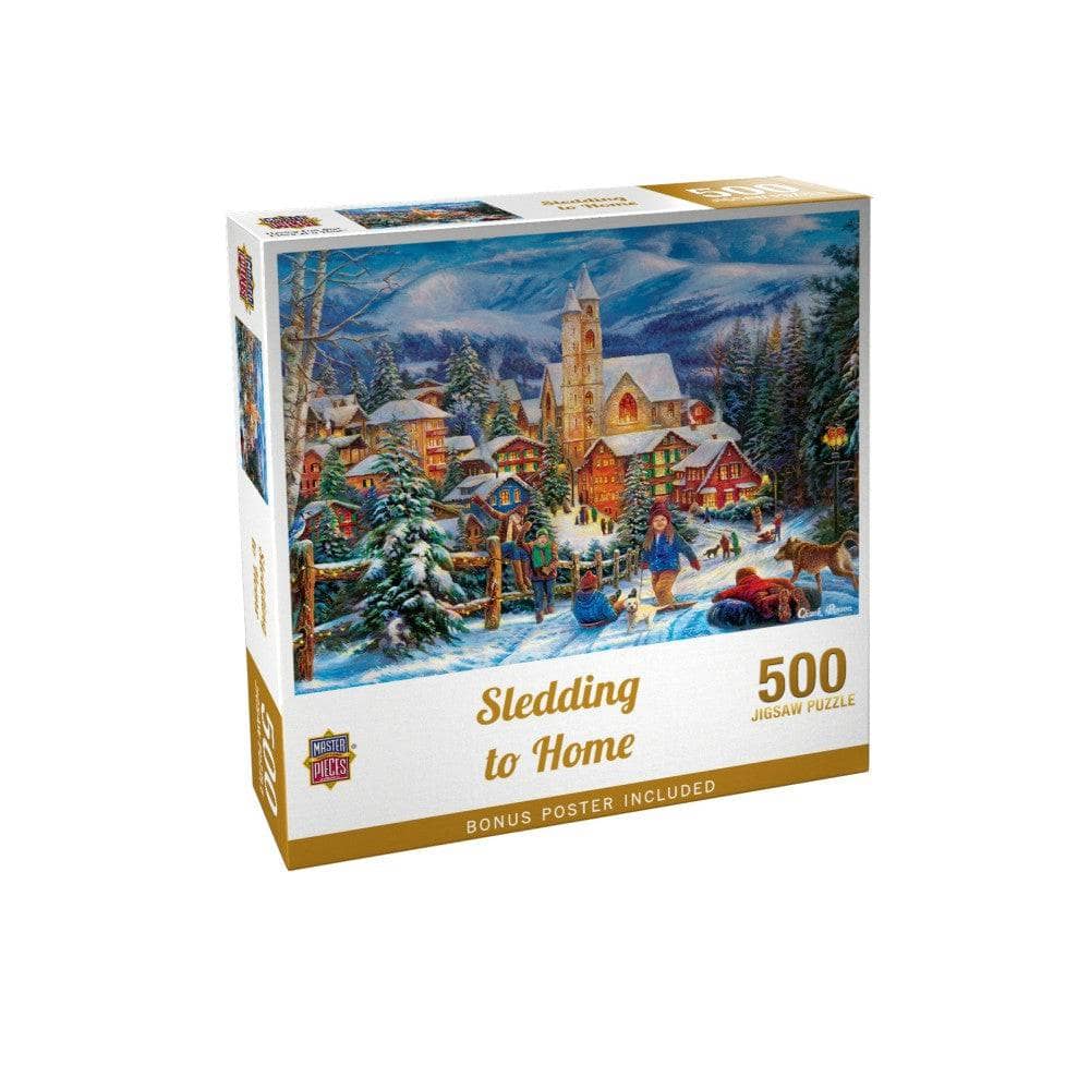 Sledding to Home - Jigsaw Puzzle - Image 3