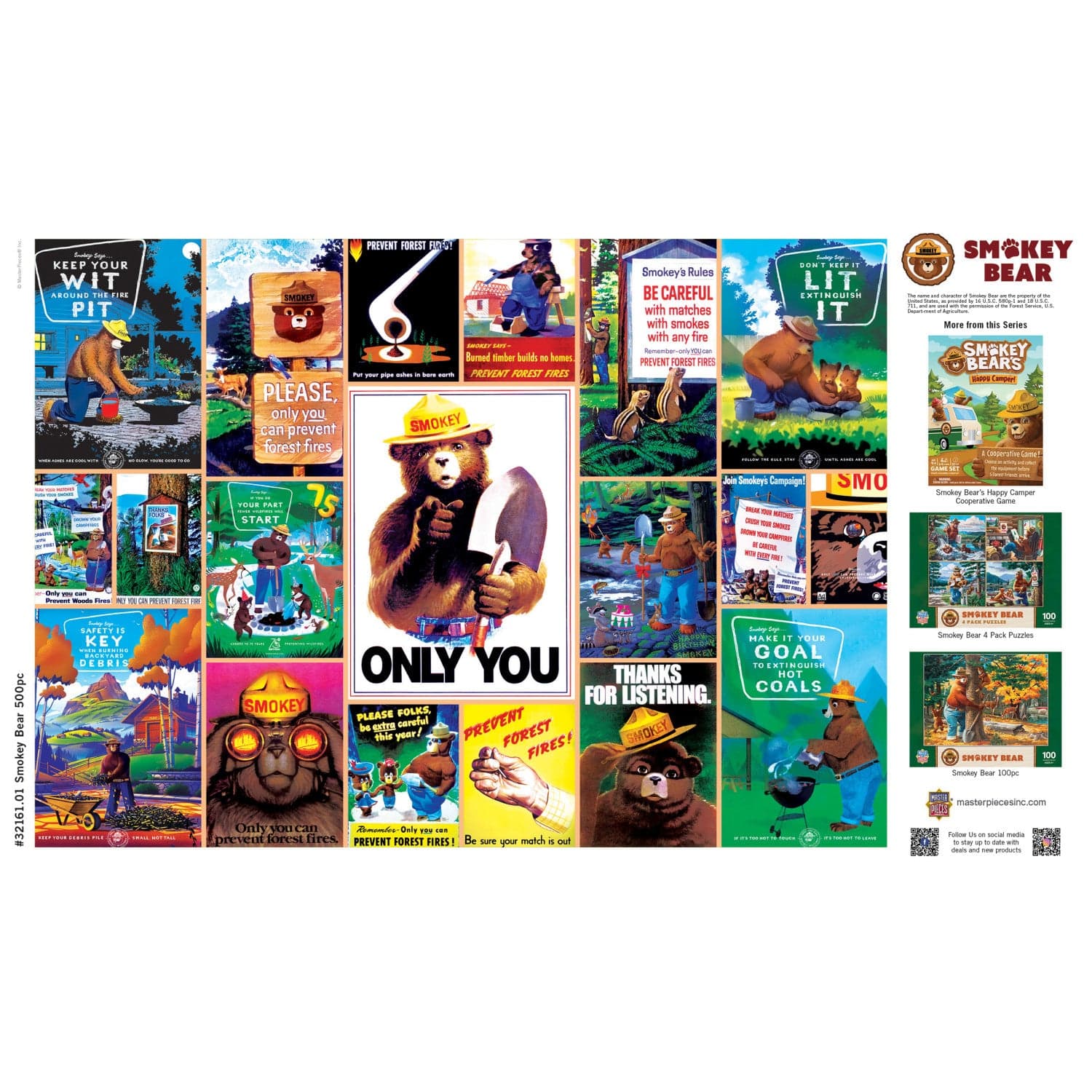 Smokey Bear National Parks 500 Piece Jigsaw Puzzle - Image 4