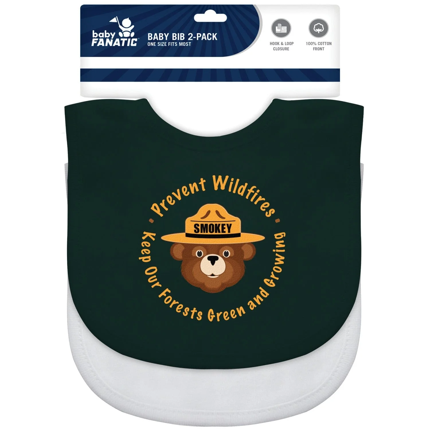 Smokey Bear - Baby Bibs 2-Pack - Image 2