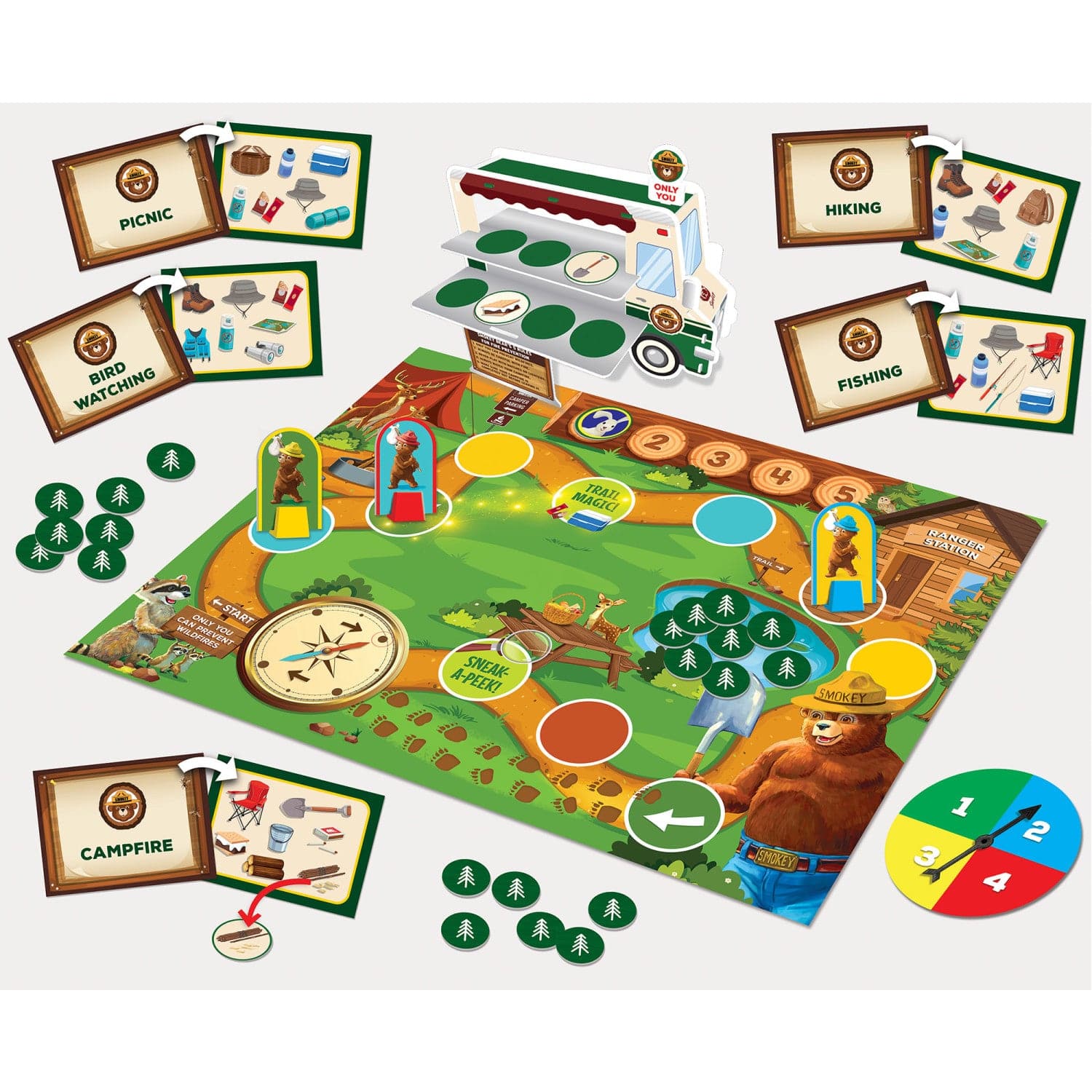 Smokey Bear's Happy Camper Co-Op Game - Image 2