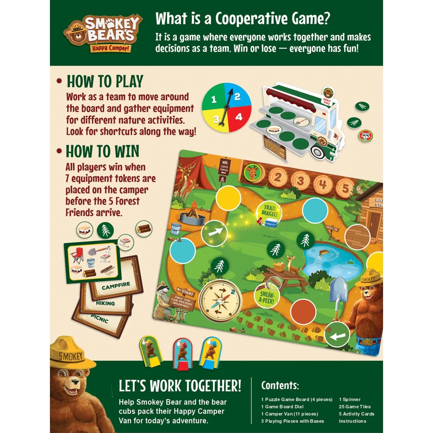 Smokey Bear's Happy Camper Co-Op Game - Image 3