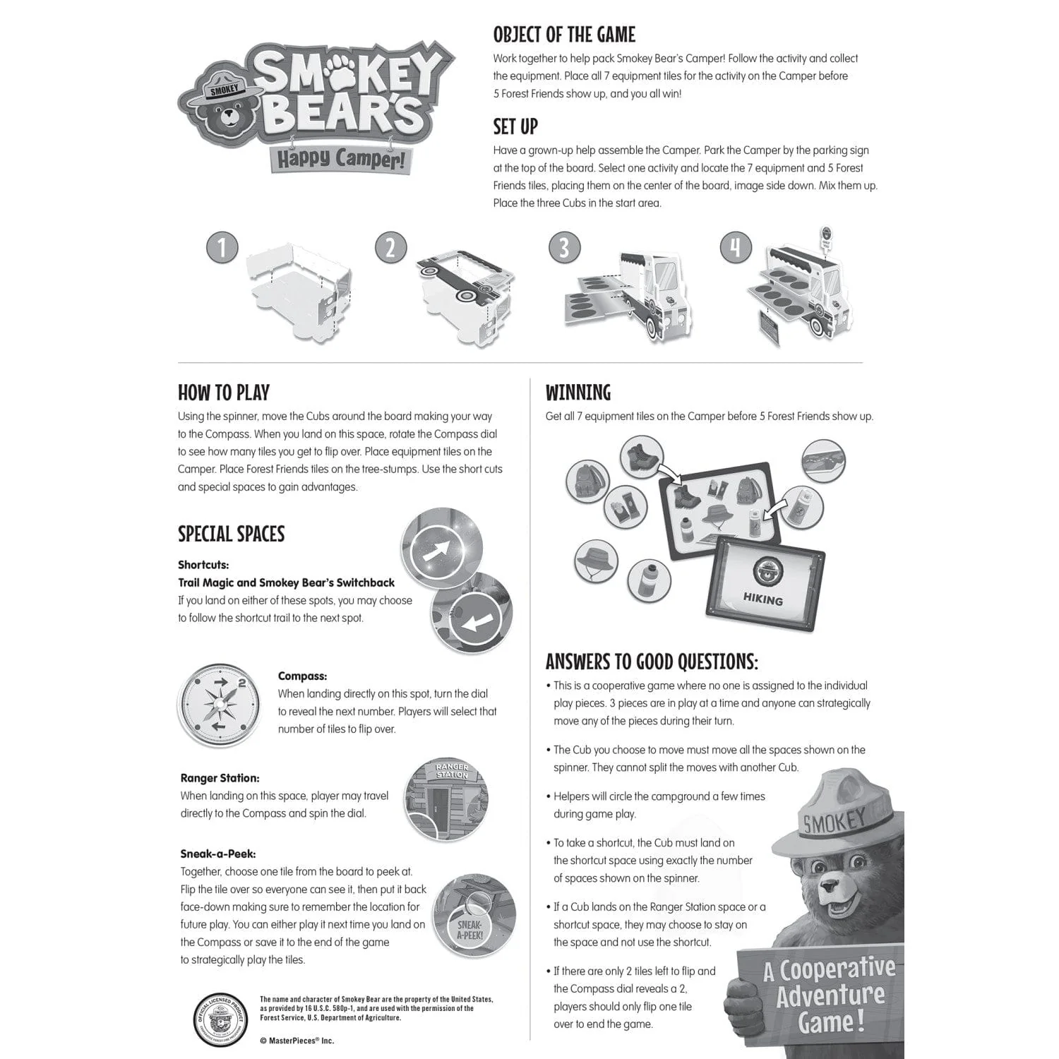 Smokey Bear's Happy Camper Co-Op Game - Image 4