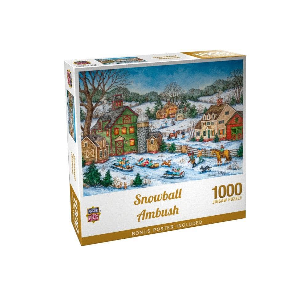 Snowball Ambush - Jigsaw Puzzle - Image 2