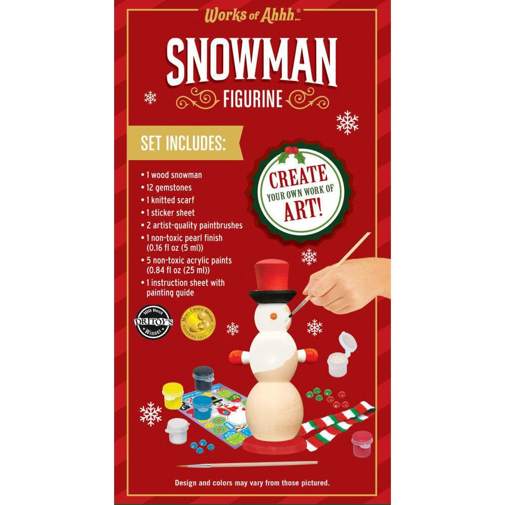 Snowman Wood Paint Set - Image 3