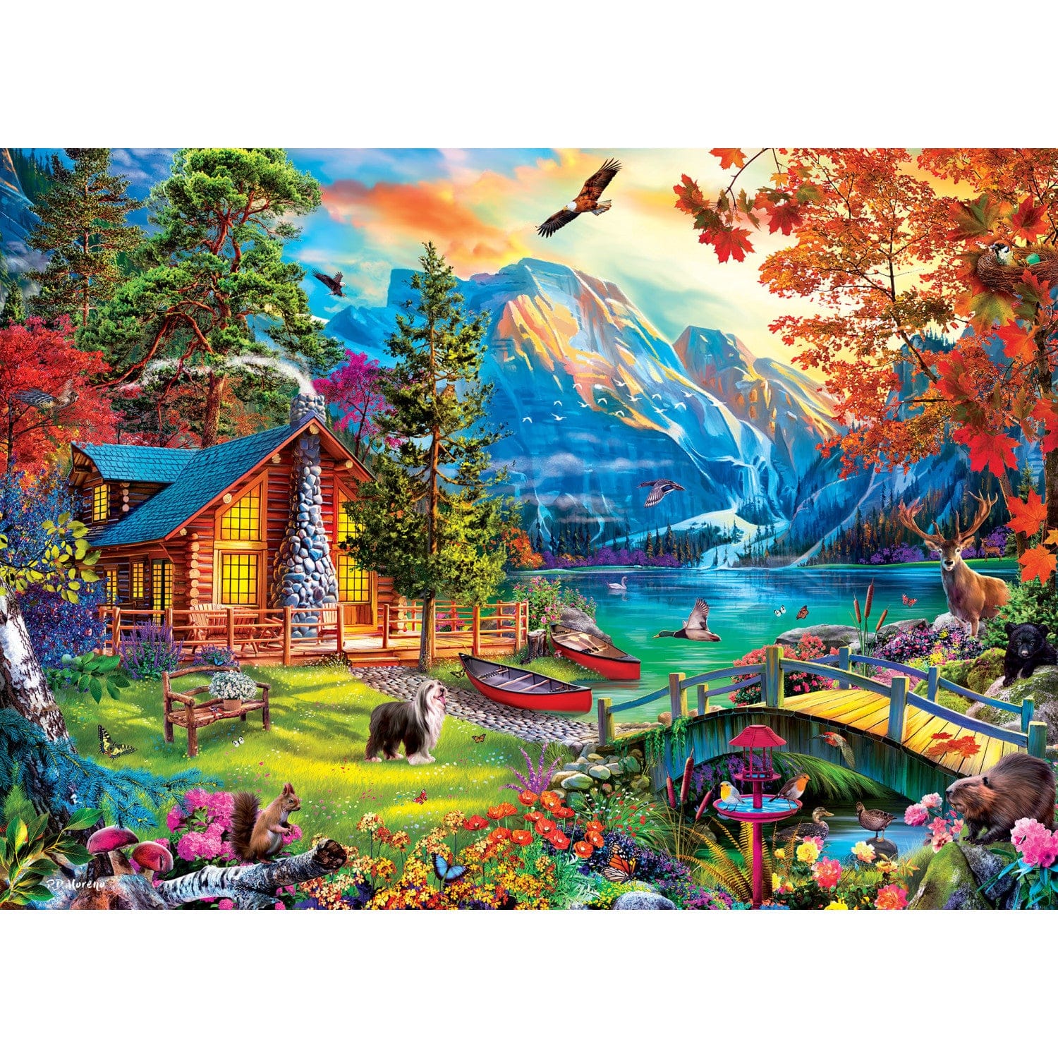Soaring Sunset - Jigsaw Puzzle