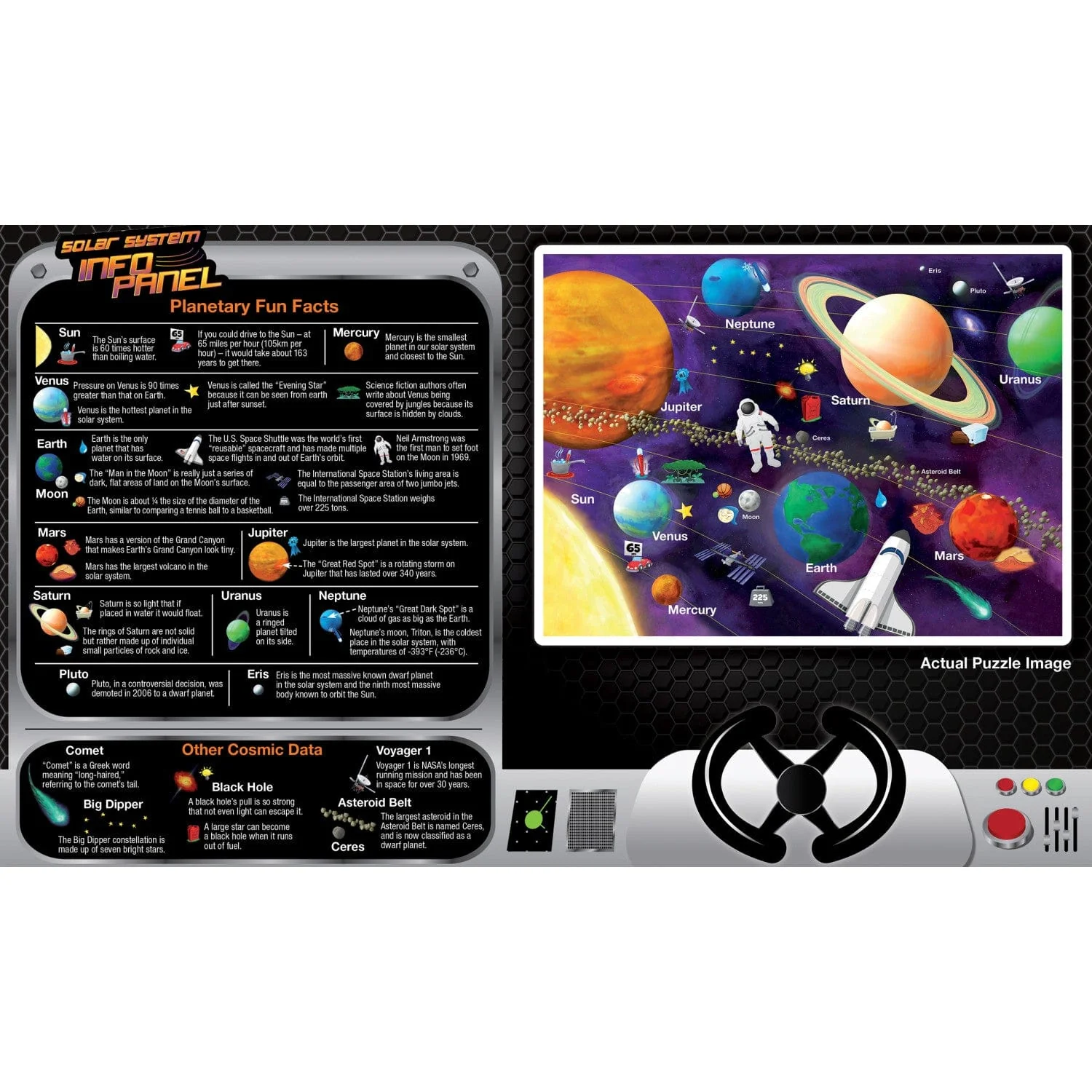 Glow in the Dark - Solar System 60 Piece Jigsaw Puzzle - Image 4