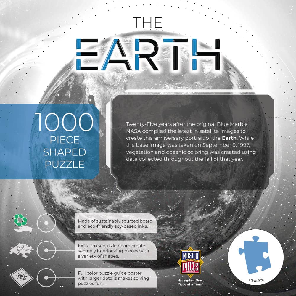 The Earth - 1000 Piece Round Jigsaw Puzzle - Image 3