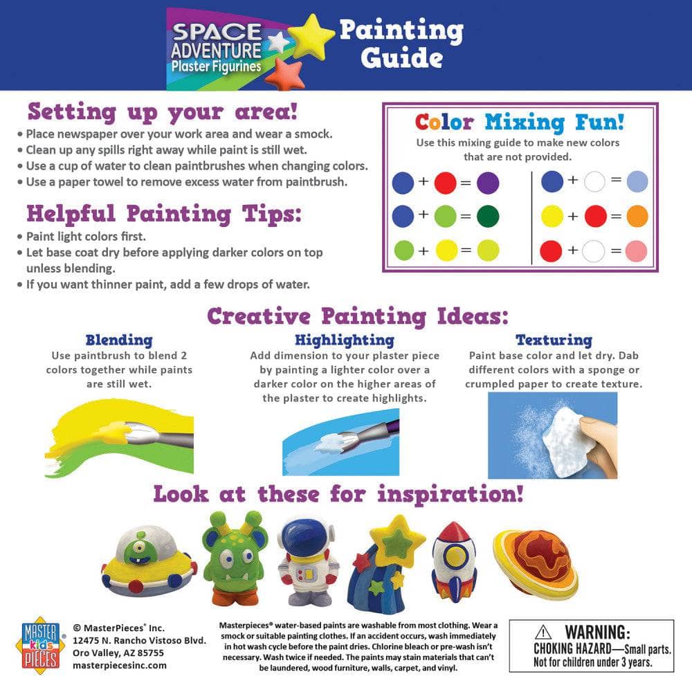 Space Adventure - Plaster Figurine Paint Set - Image 4
