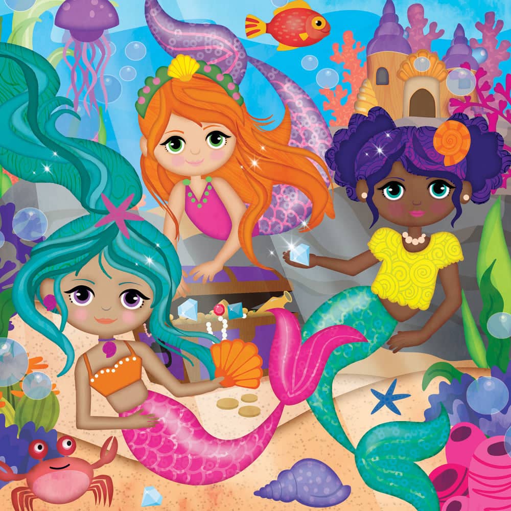Space Savers - Mermaids 48 Piece Value Puzzle - Image 2