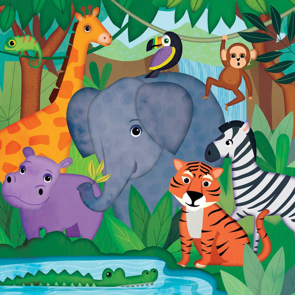Space Savers - Safari Adventures 48 Piece Value Puzzle - Image 2