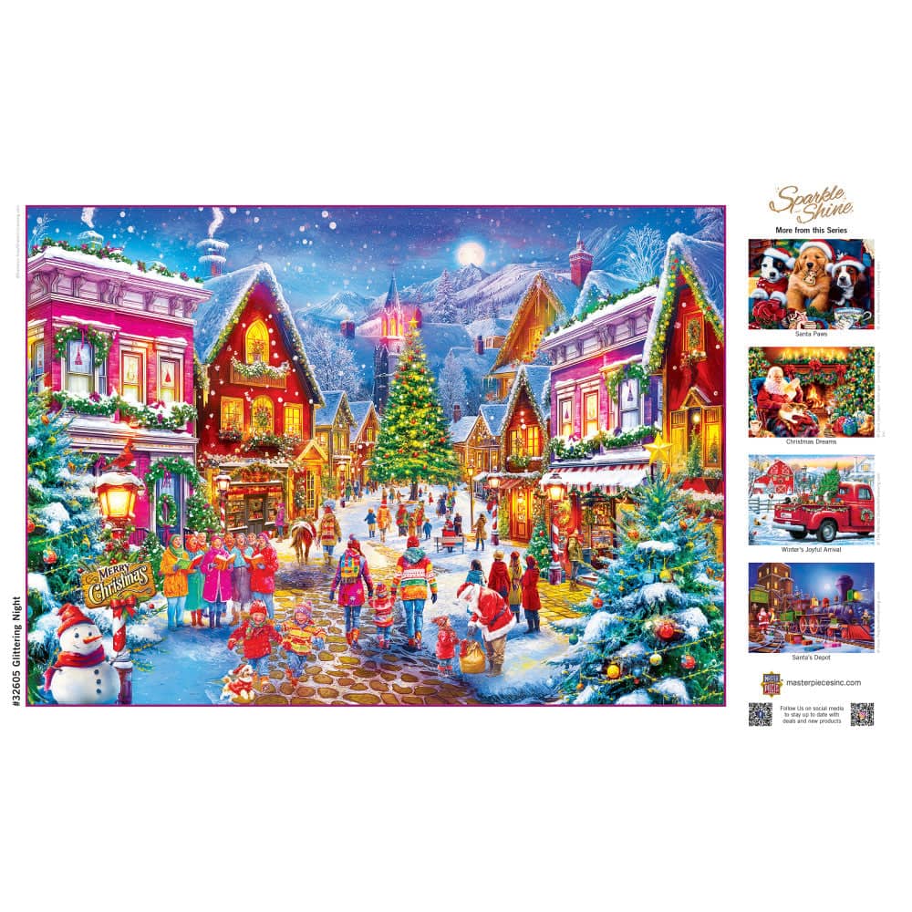 Sparkle & Shine - Glittering Night 500 Piece Glitter Jigsaw Puzzle - Image 4