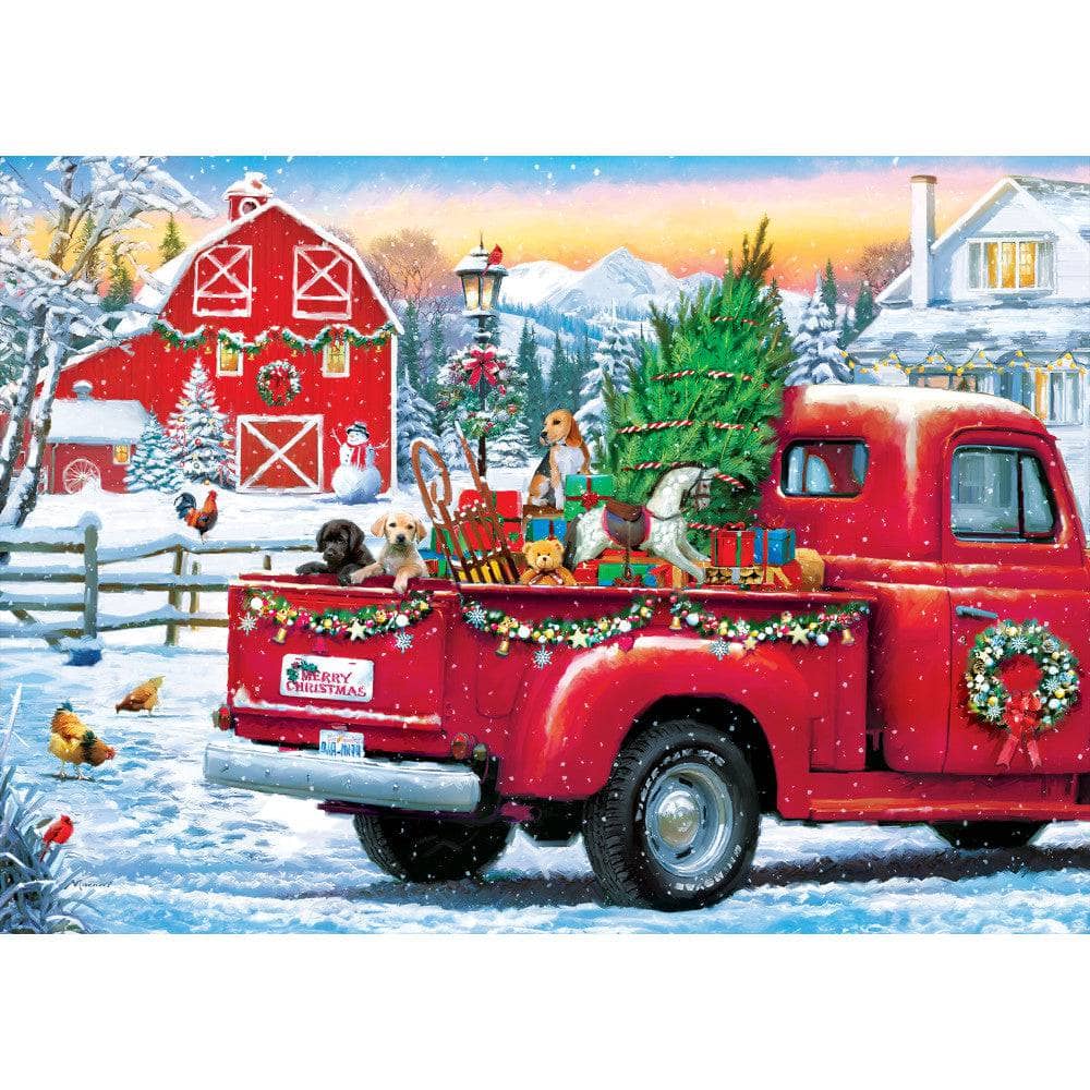 Sparkle & Shine - Winter's Joyful Arrival 500 Piece Glitter Jigsaw Puzzle - Image 2