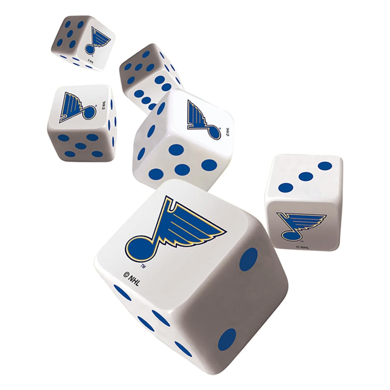 St. Louis Blues Dice Set - Image 2