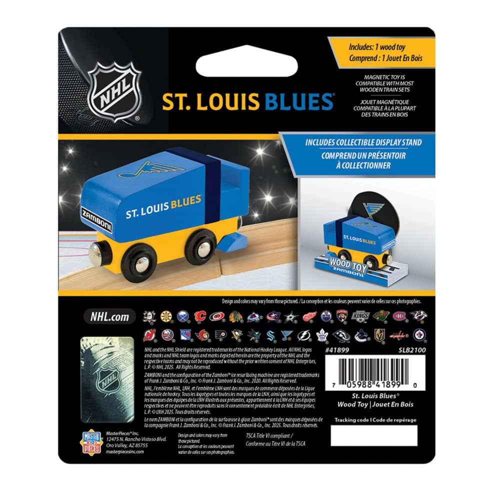 St. Louis Blues Toy Zamboni Train Engine - Image 3