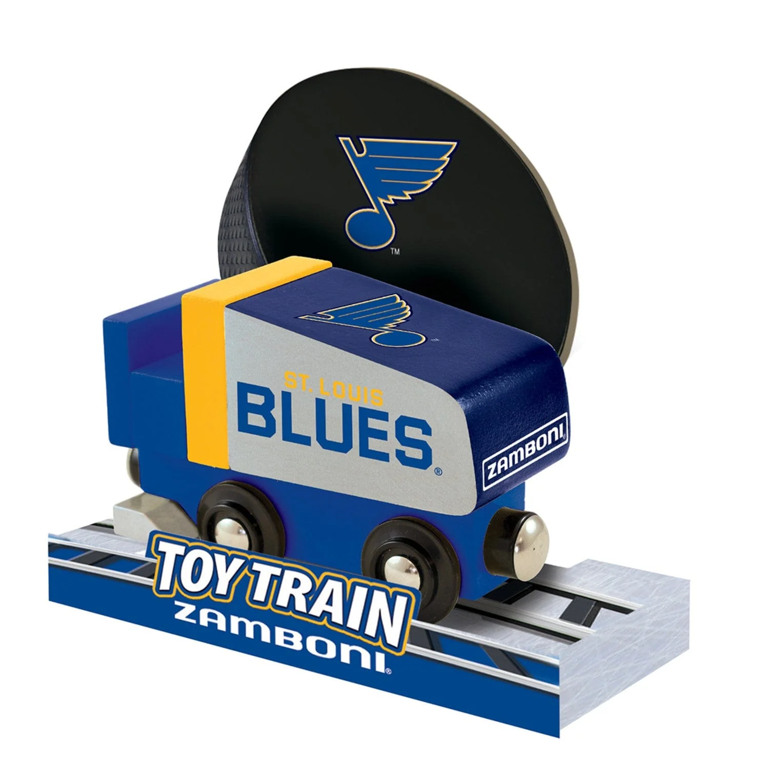 St. Louis Blues Toy Zamboni Train Engine - Image 4