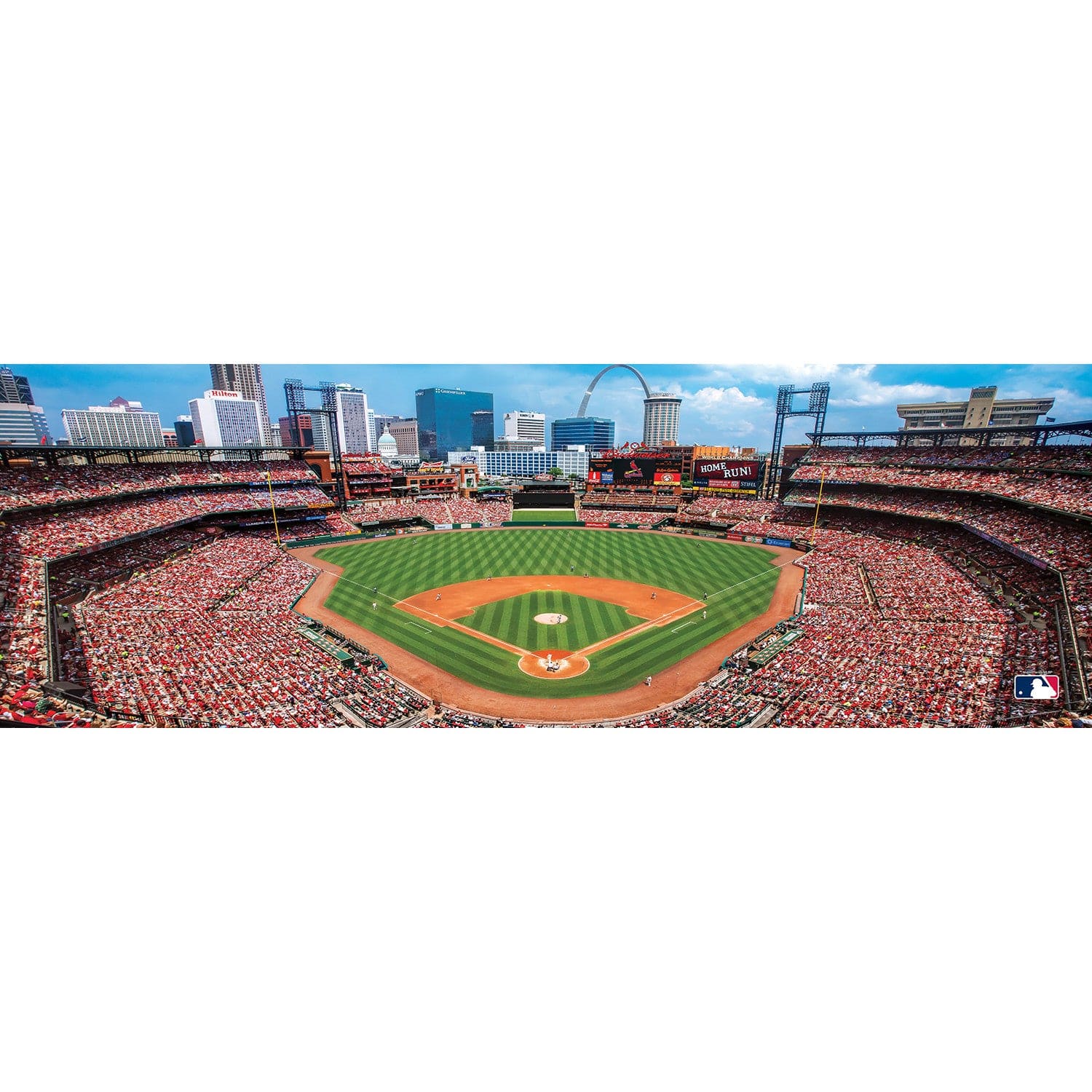 St. Louis Cardinals - 1000 Piece Panoramic Jigsaw Puzzle - Image 2