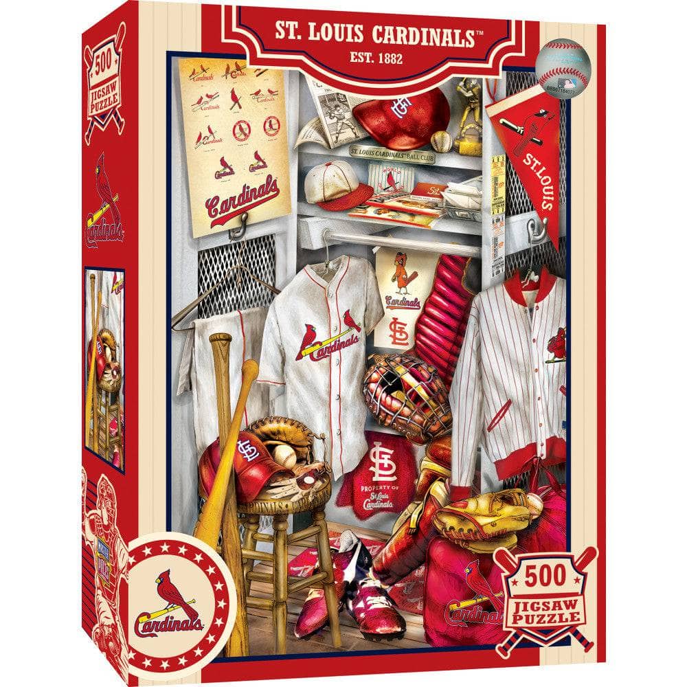 St. Louis Cardinals - Locker Room 500 Piece Jigsaw Puzzle