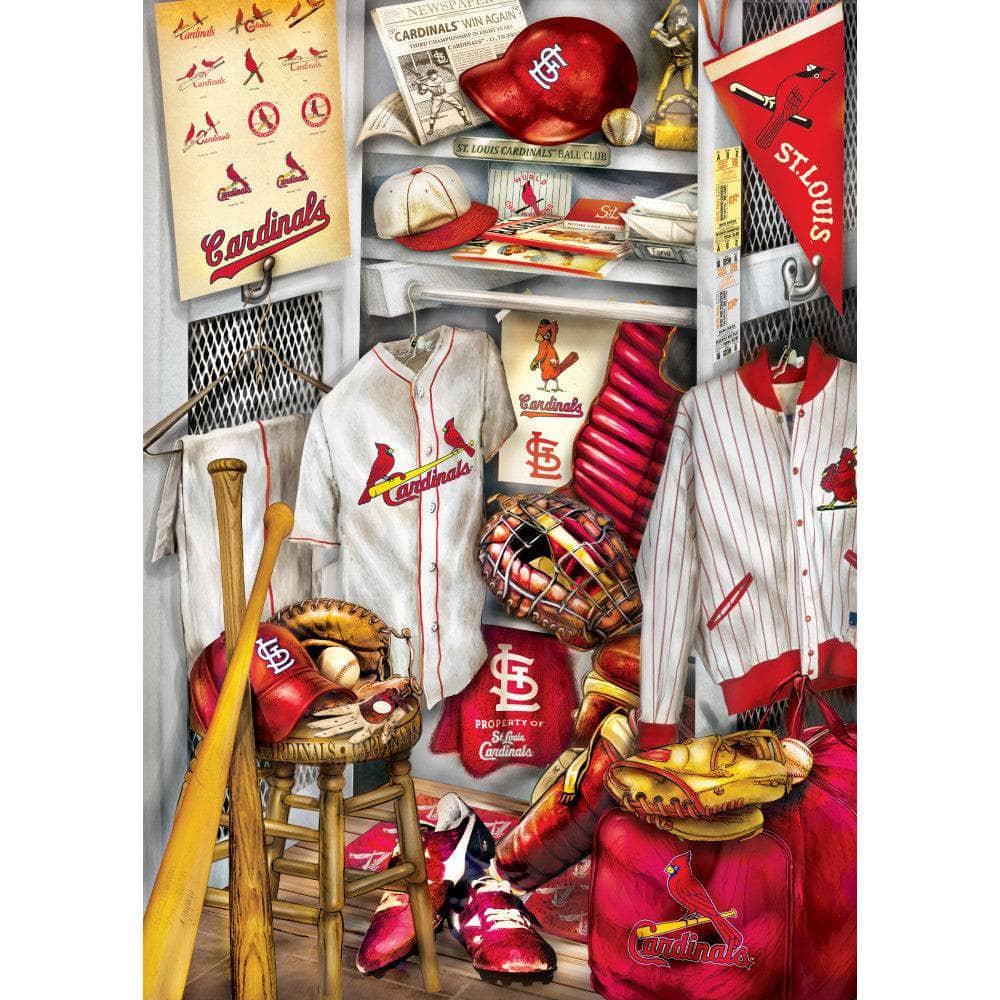 St. Louis Cardinals - Locker Room 500 Piece Jigsaw Puzzle - Image 2