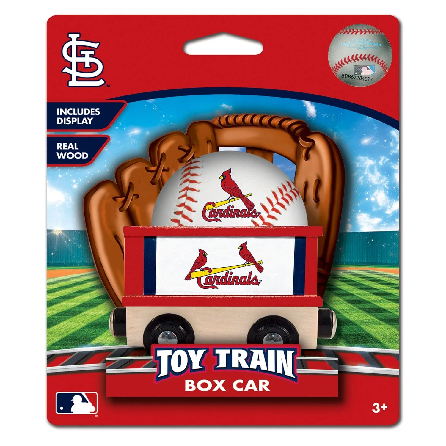 St. Louis Cardinals Toy Train Box Car - Image 2