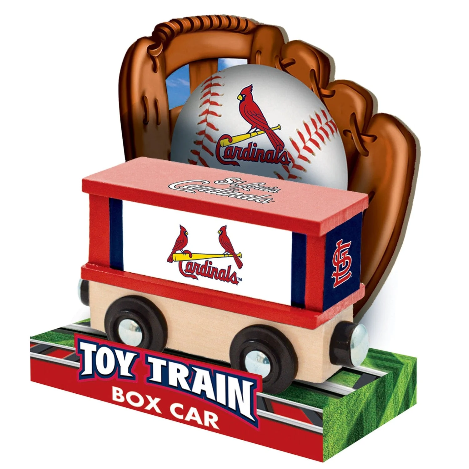 St. Louis Cardinals Toy Train Box Car - Image 3