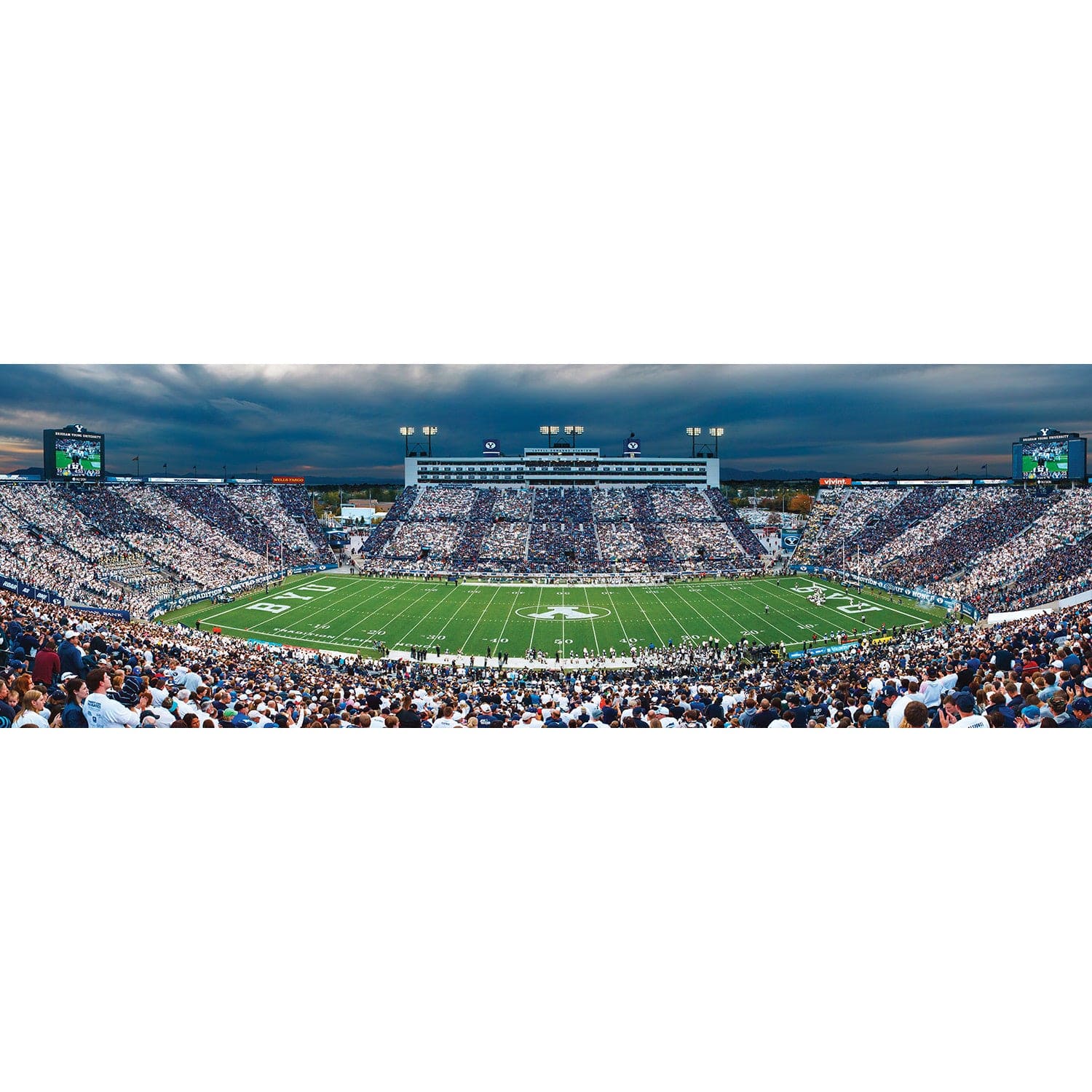 BYU Cougars - 1000 Piece Panoramic Jigsaw Puzzle - Image 2