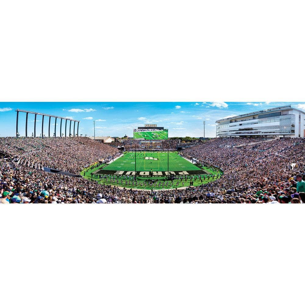 Purdue Boilermakers - 1000 Piece Panoramic Jigsaw Puzzle - End View - Image 2
