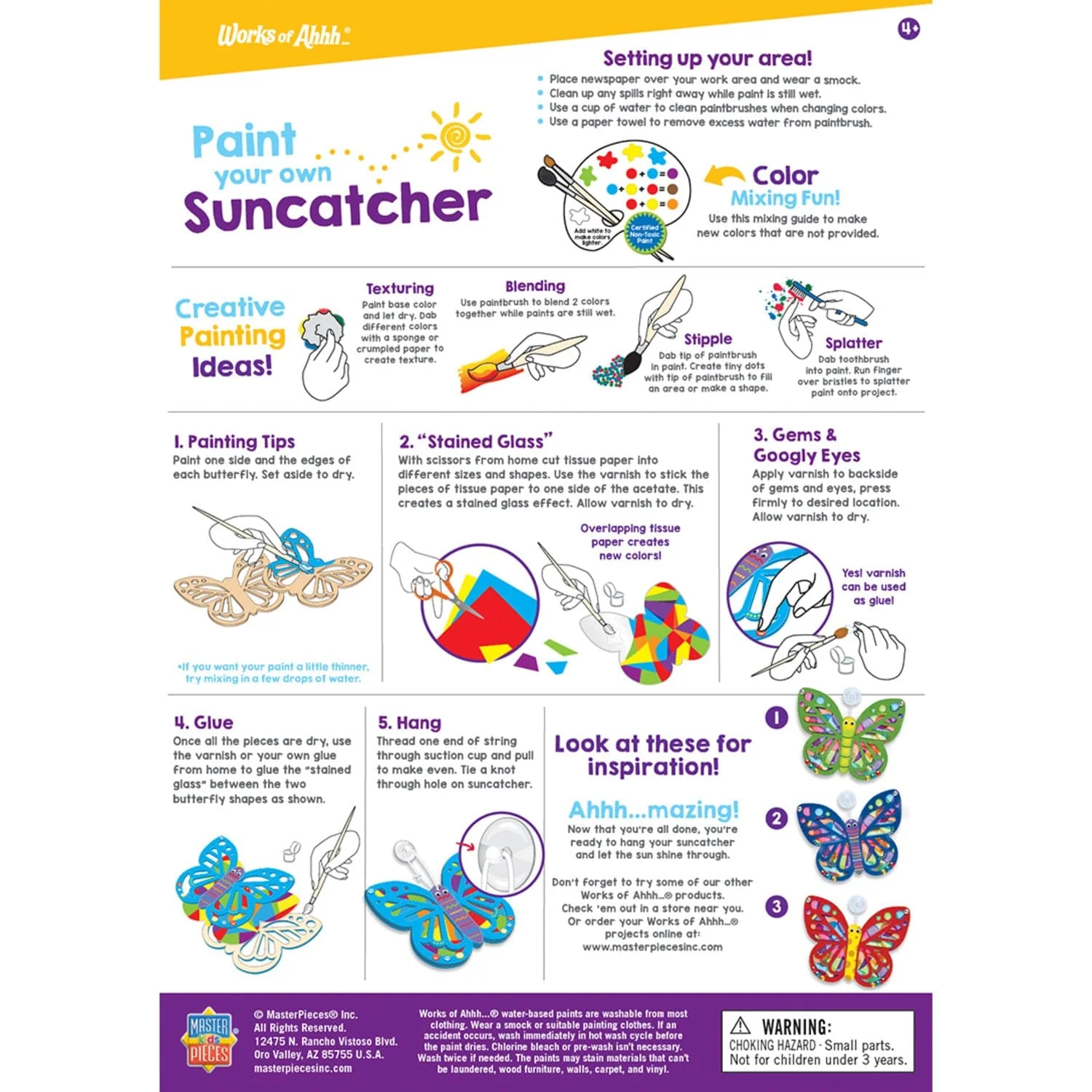 Suncatcher Wood Craft & Paint Kit - Image 4