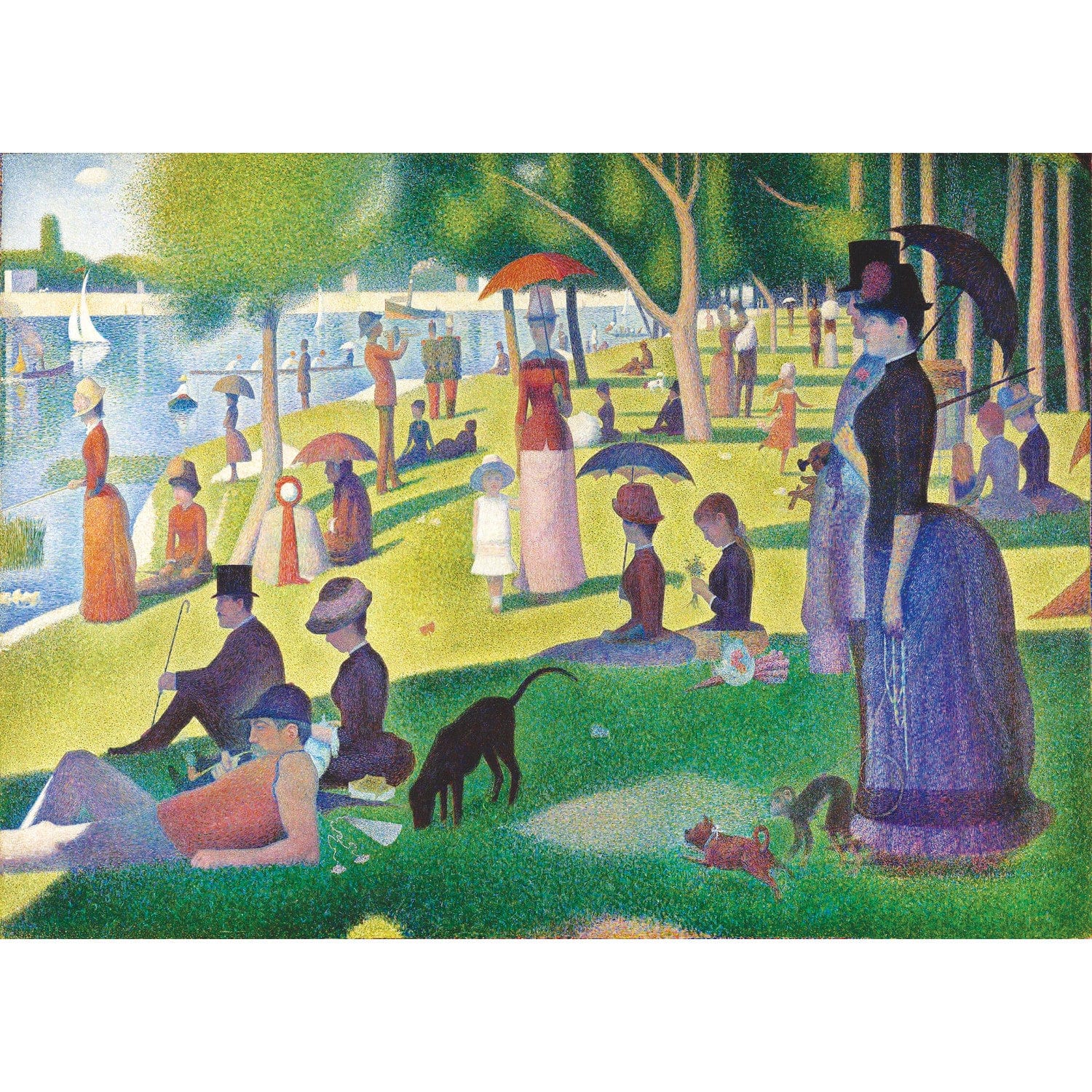 A Sunday On La Grande Jatte - Jigsaw Puzzle