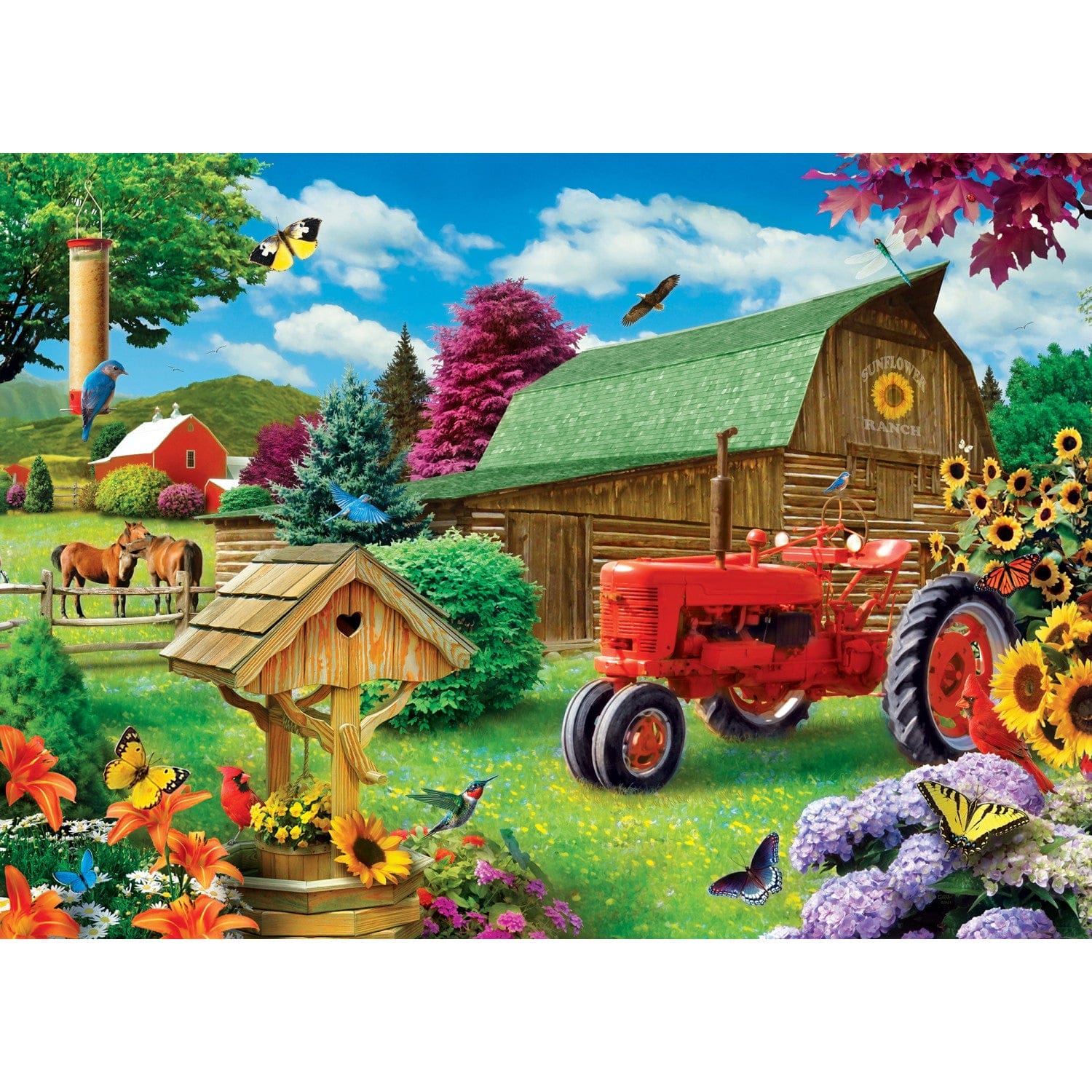 Sunflower Ranch - Jigsaw Puzzle