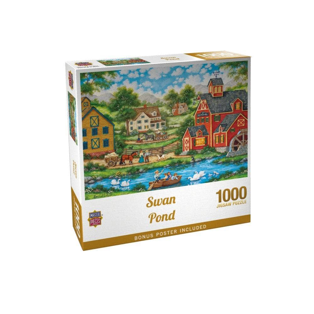 Swan Pond - Jigsaw Puzzle - Image 2