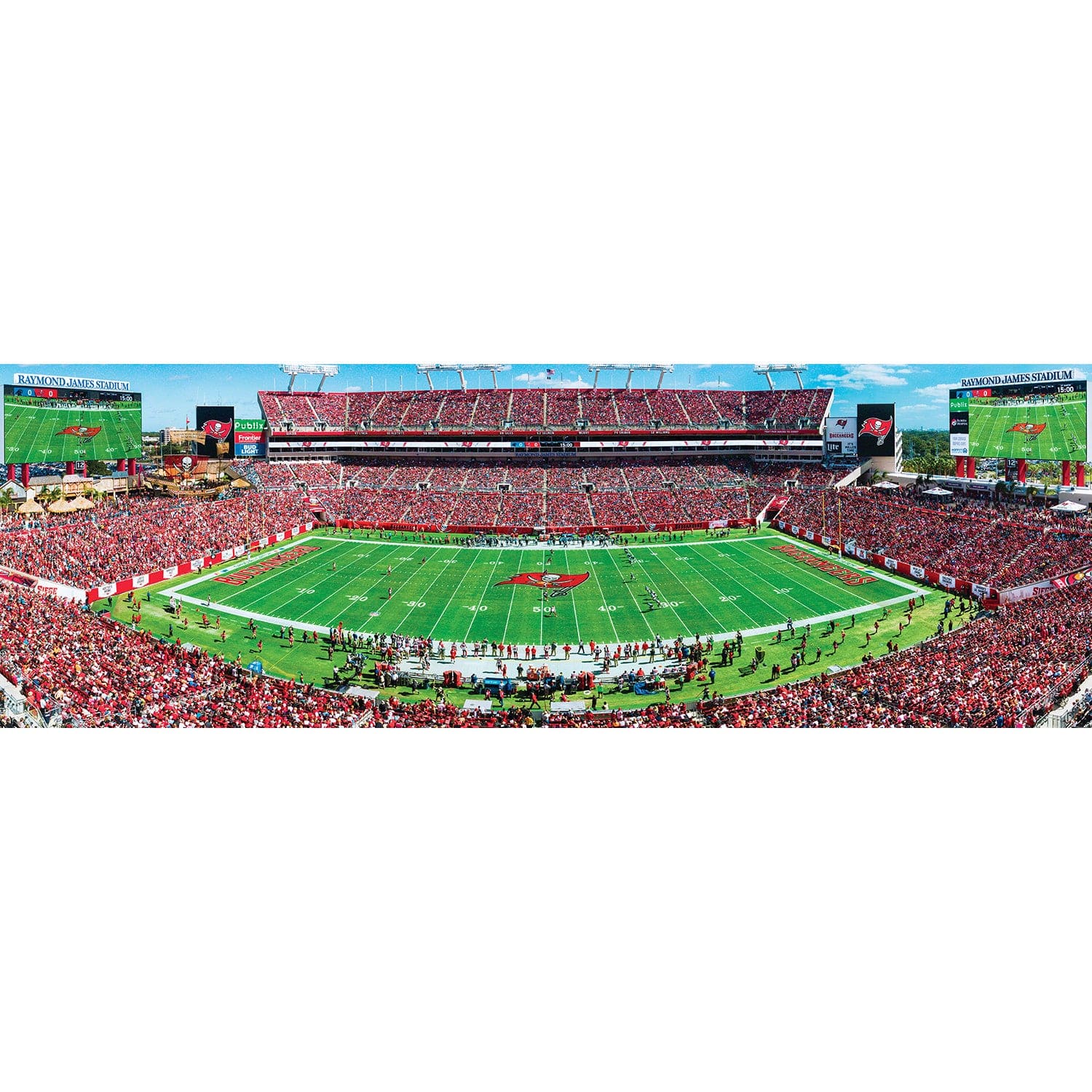 Tampa Bay Buccaneers - 1000 Piece Panoramic Jigsaw Puzzle - Image 2