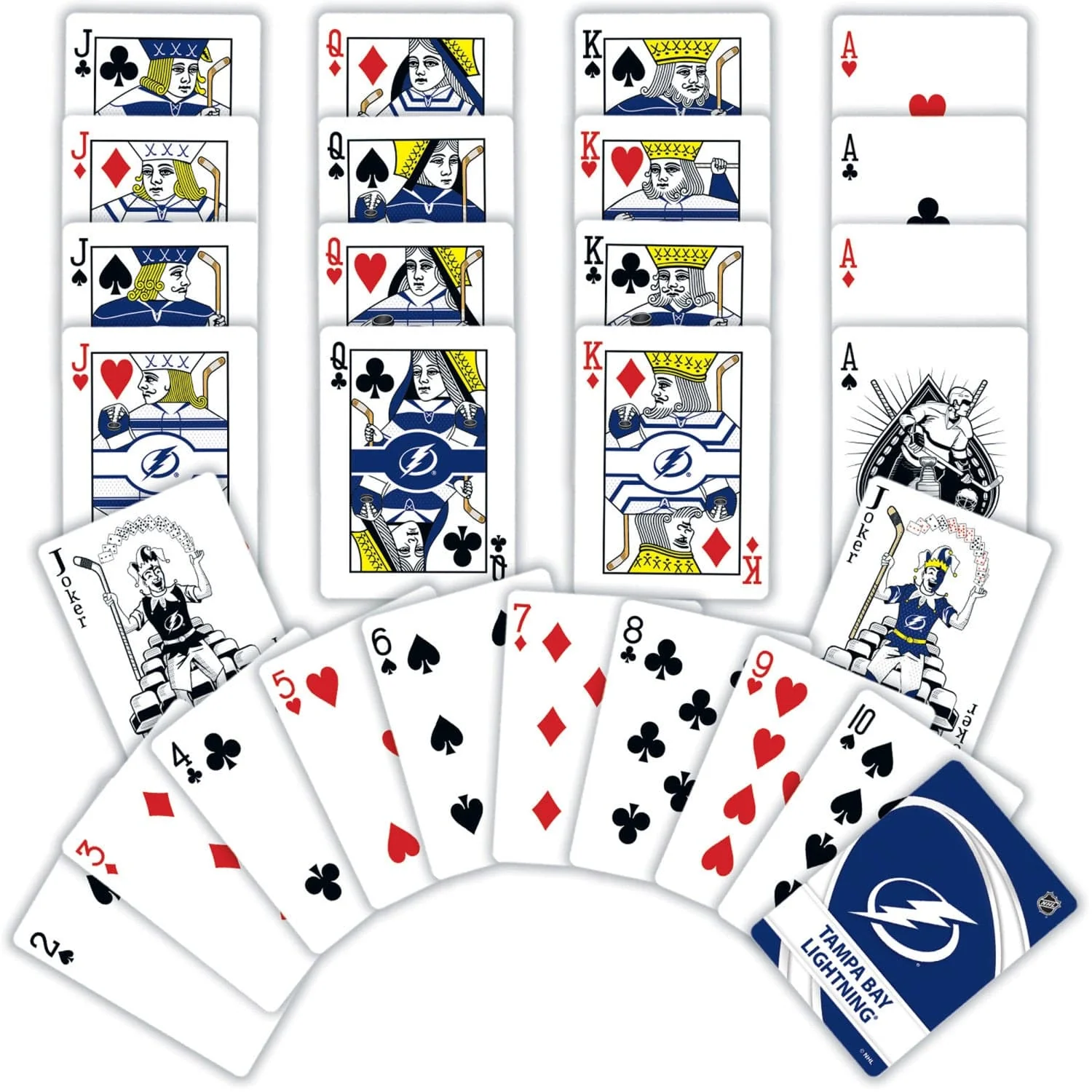 Tampa Bay Lightning Playing Cards - 54 Card Deck - Image 2