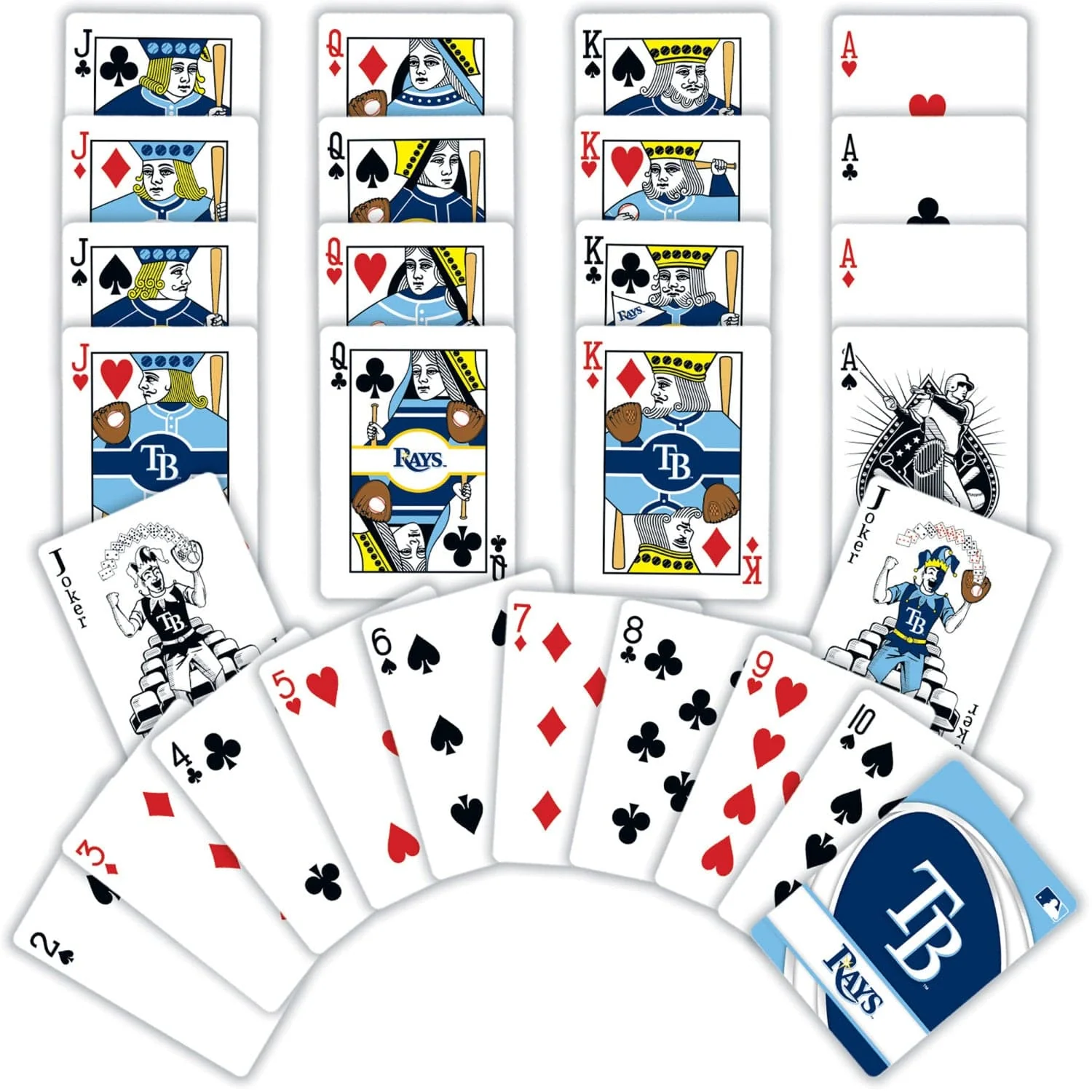 Tampa Bay Rays Playing Cards - 54 Card Deck - Image 2