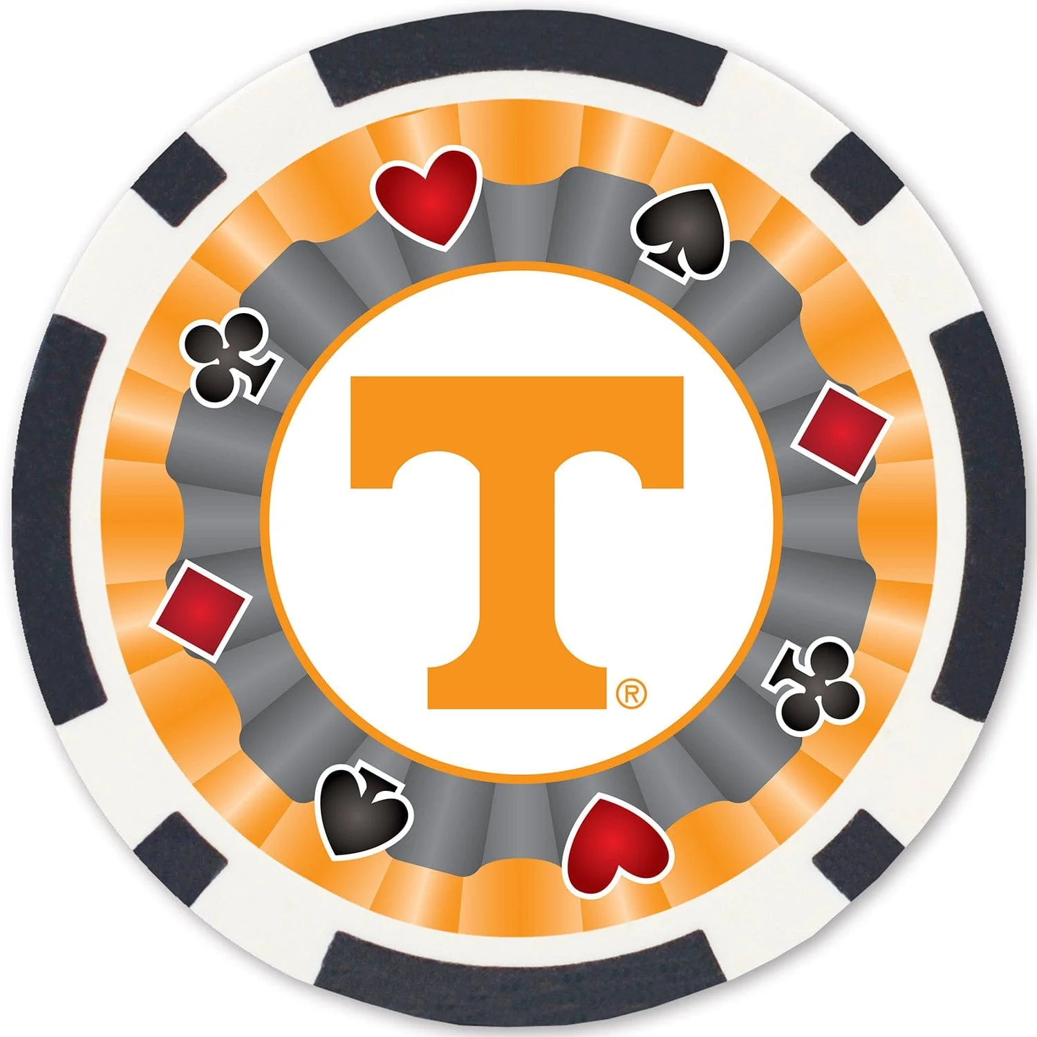 Tennessee Volunteers 100 Piece Poker Chips - Image 2