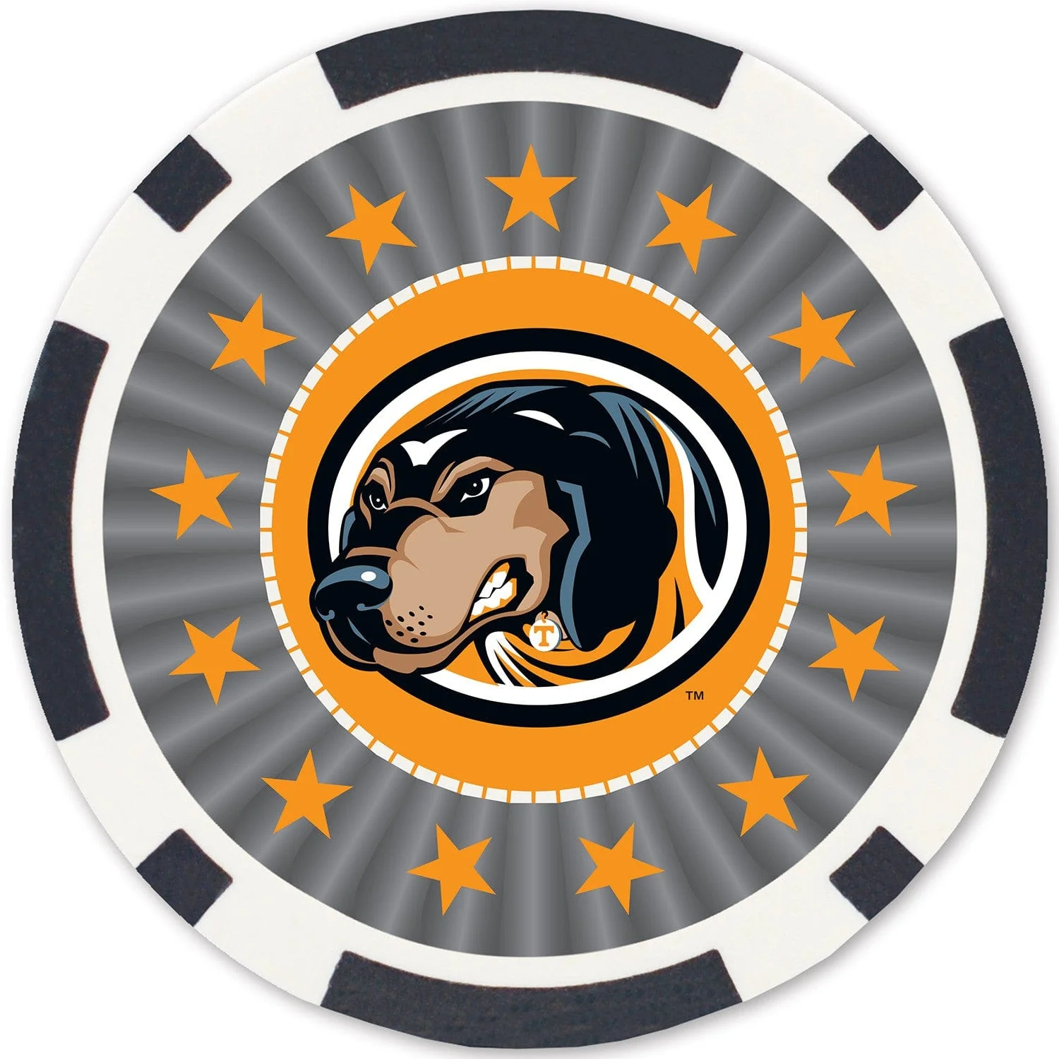 Tennessee Volunteers 100 Piece Poker Chips - Image 3