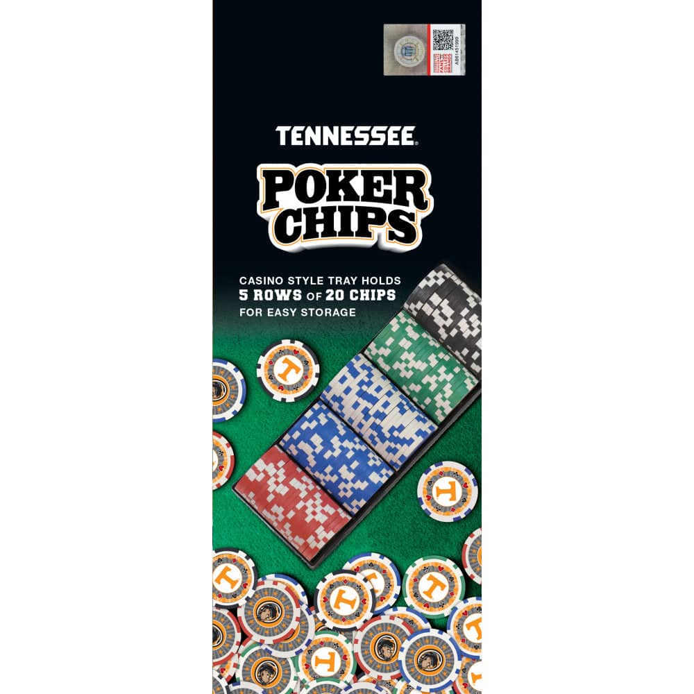 Tennessee Volunteers 100 Piece Poker Chips - Image 4